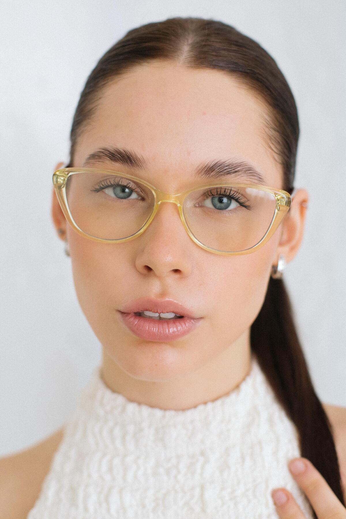 Bilge Karga-Hayrish Yellow Leopard Blue Light Protective Glasses 3