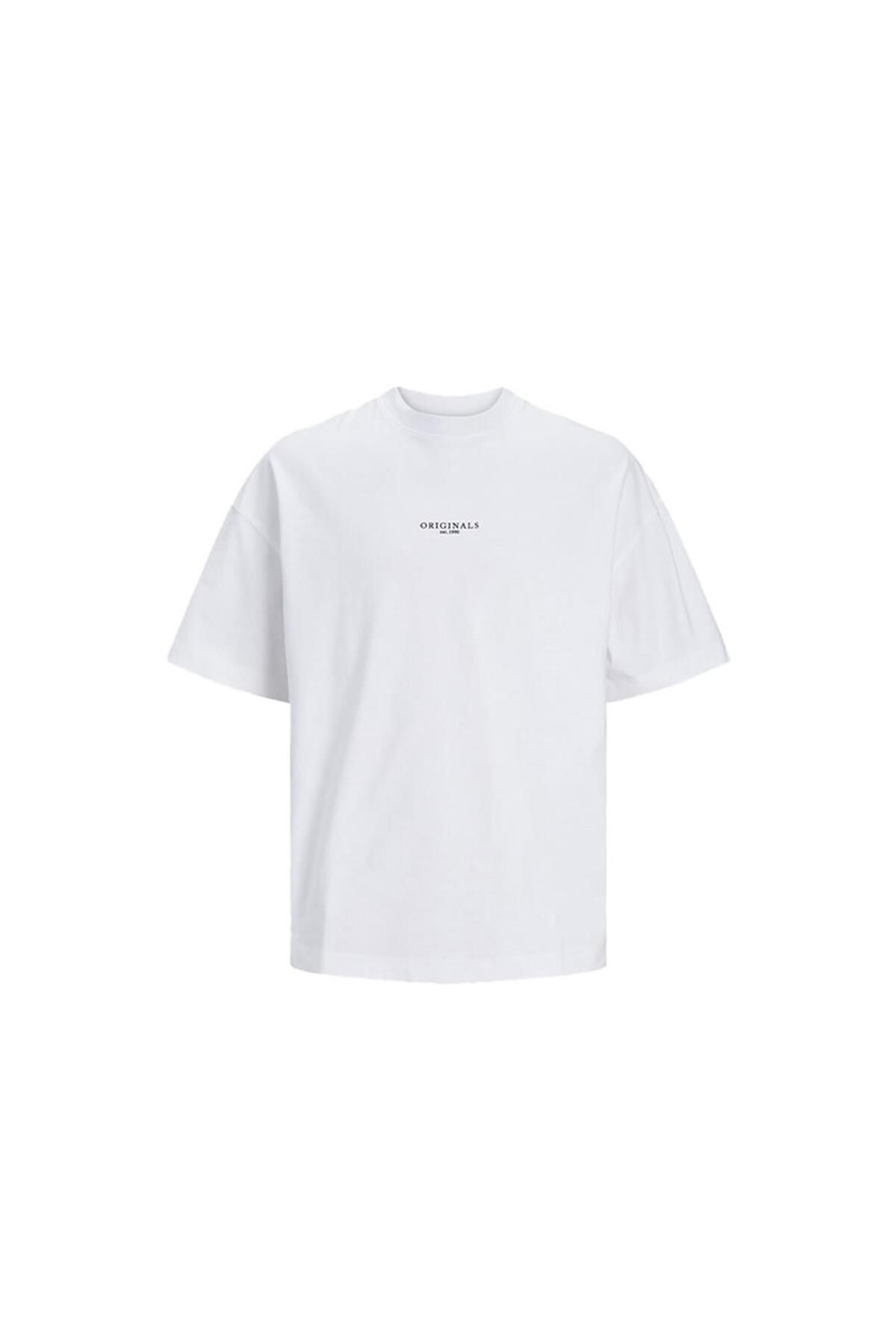 تیشرت جک اند جونز 12251774-Bright White