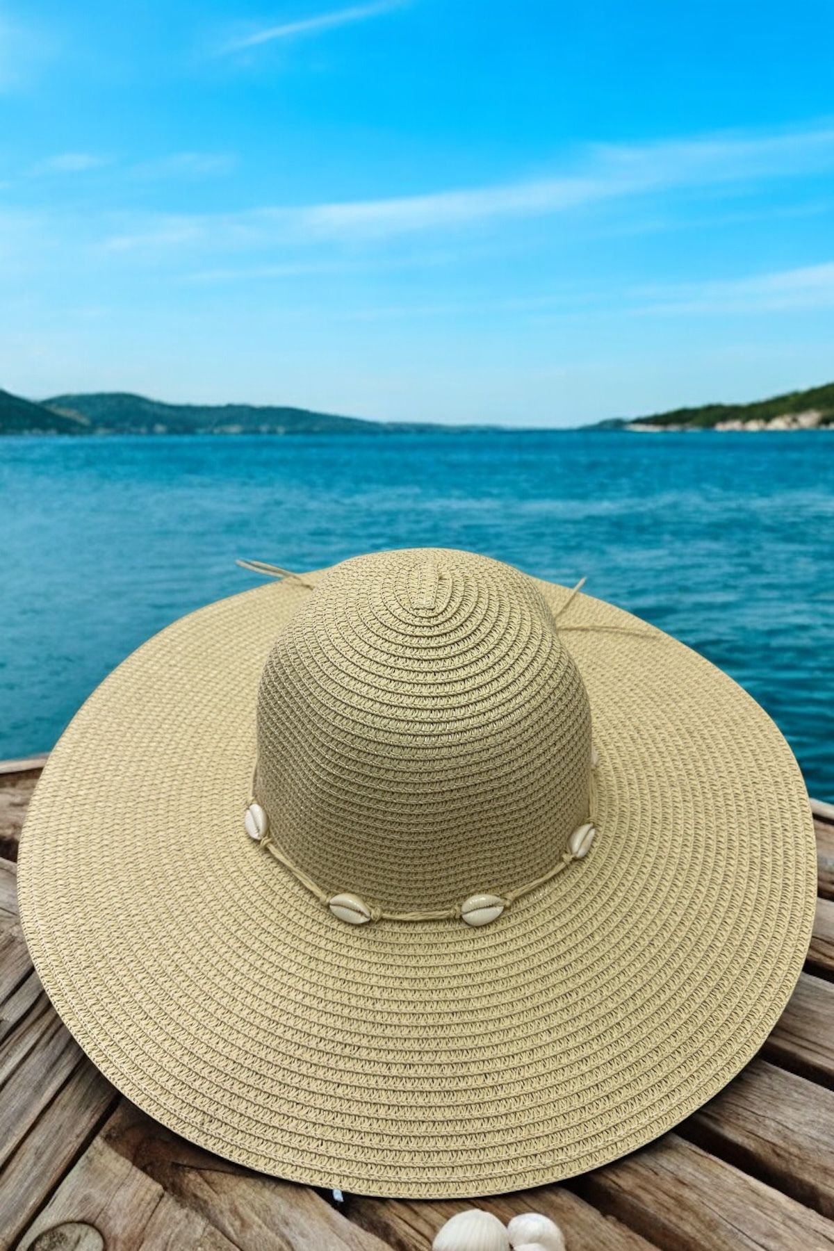 OWOW HAT-Beige Straw Hat 1