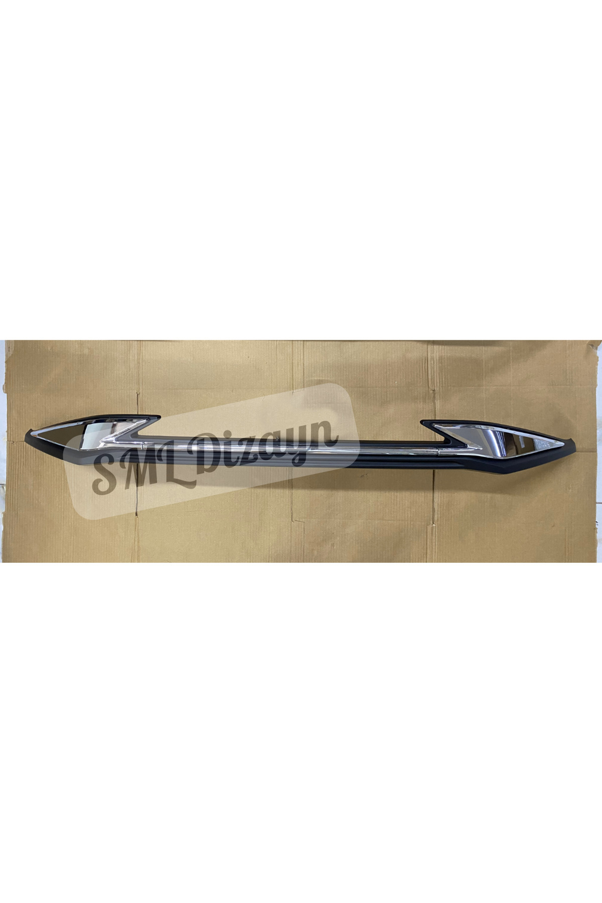 SML Dizayn 2021-2022-2023 Hyundai i20 Ön Koruma Difüzör Ek Kromlu