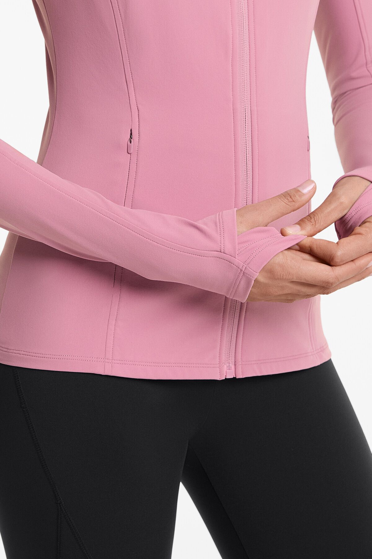 Oysho-Light warm long technical running jacket 6