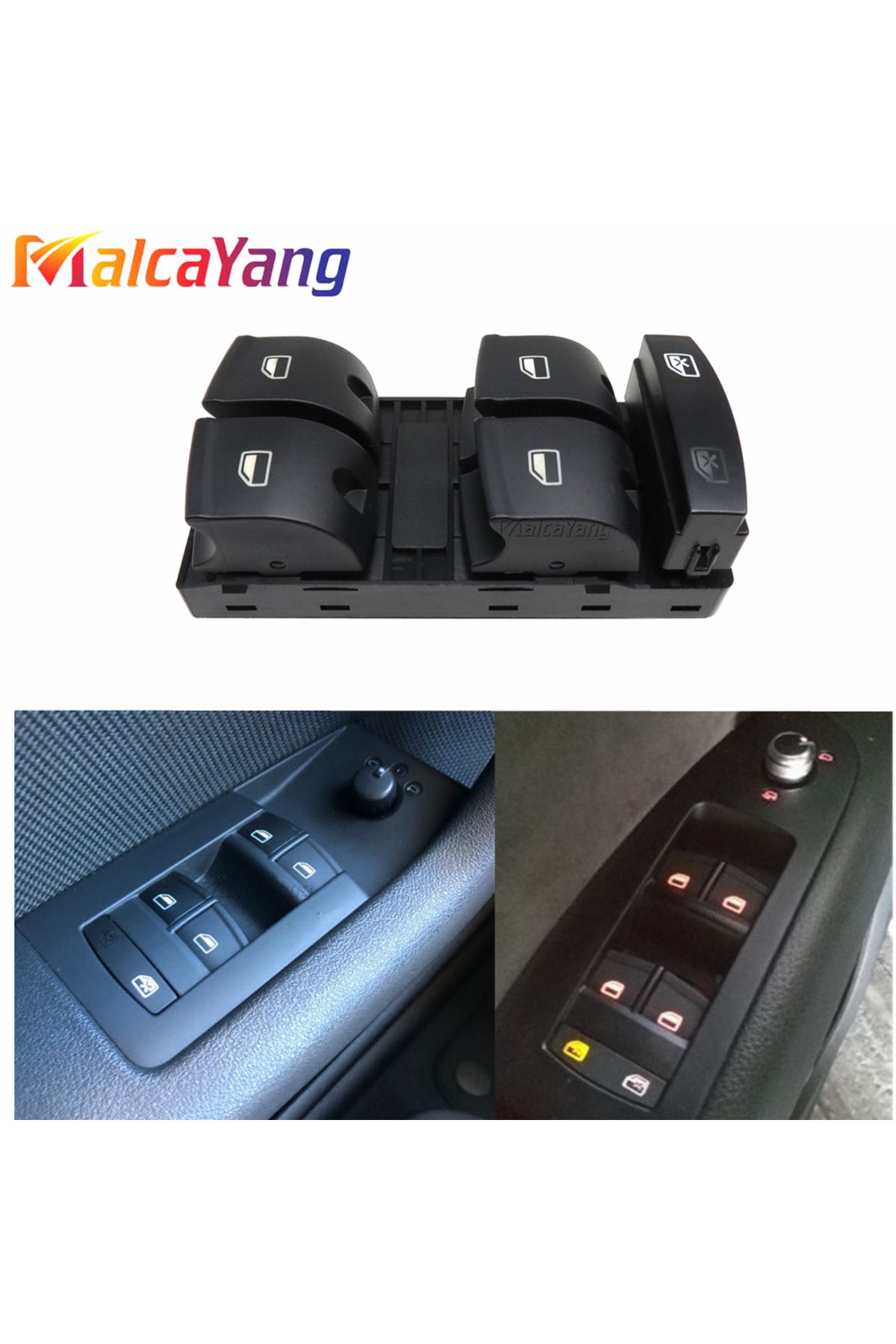 Choice-High Quality Electric Power Panel Window Master Control Switch Button For Audi A3 8P SPORTBACK A6... 2