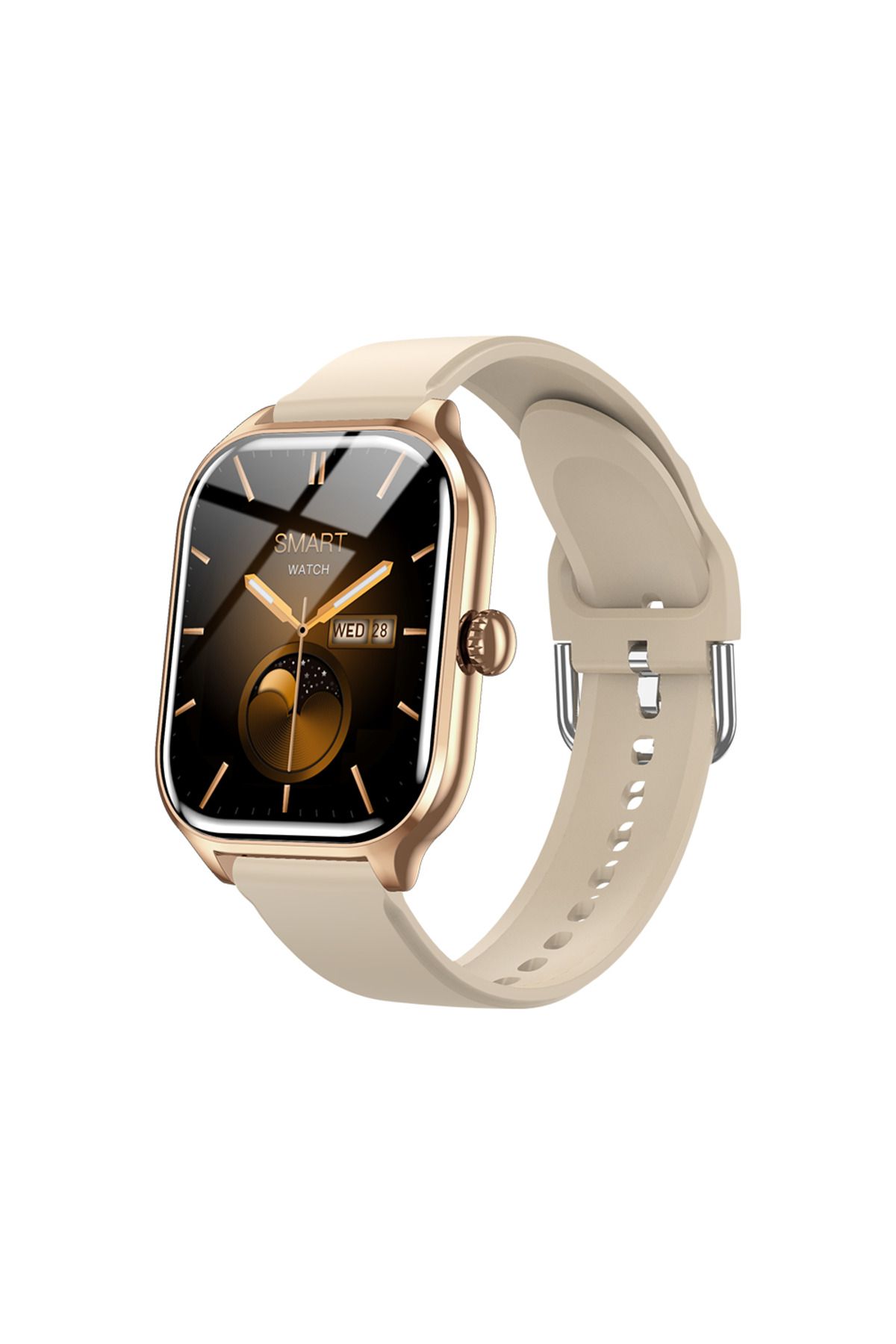 LAXASFIT-ساعة ذكية جديدة H9 من Gold Khaki مقاس 2.01 بوصة مع شاشة عالية الدقة للرد على المكالمات والرسائل ومعاينة الأوضاع الرياضية DIY 1