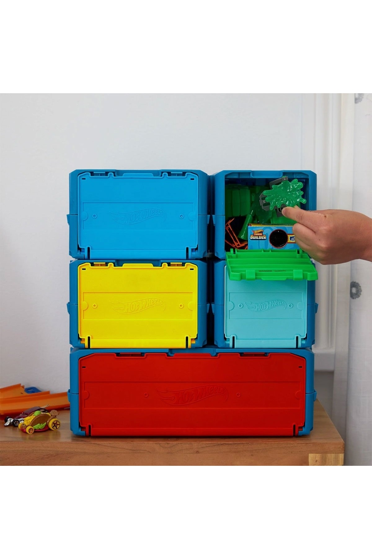 HOT WHEELS HKX47 Track Builder Heyecanlı Atlayış Akrobasi Seti fotoğrafı 4 (önizleme)