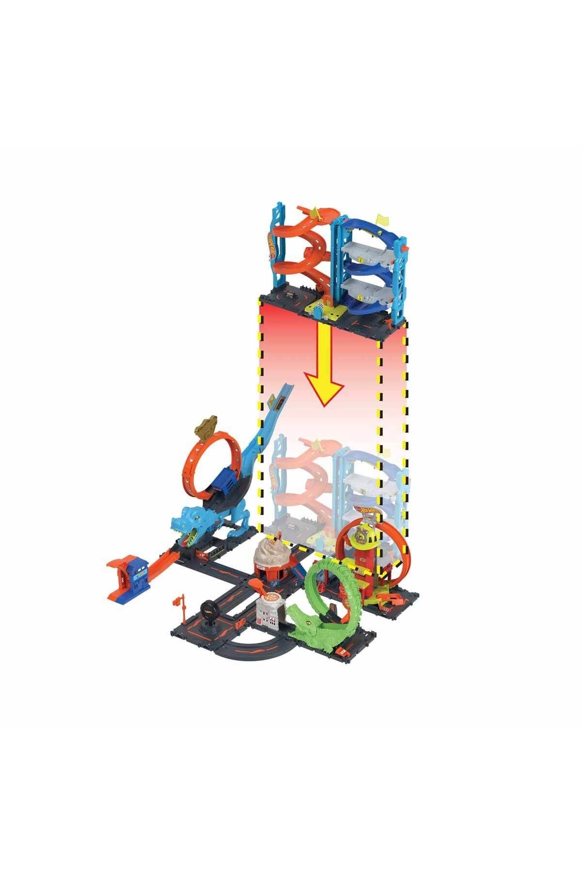 HOT WHEELS HKX43 Hot Wheels Heyecanlı Yarış Kulesi fotoğrafı 6 (önizleme)