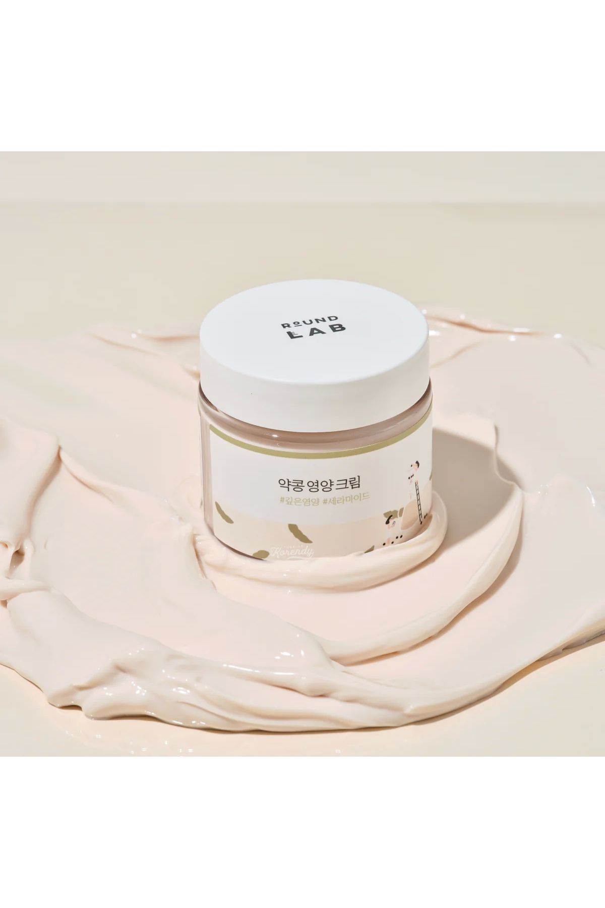 Round Lab-Korendy 80ml Soybean Nourishing Cream - Moisturizing and Anti-Wrinkle Soy Extract Nourishing Cream 2