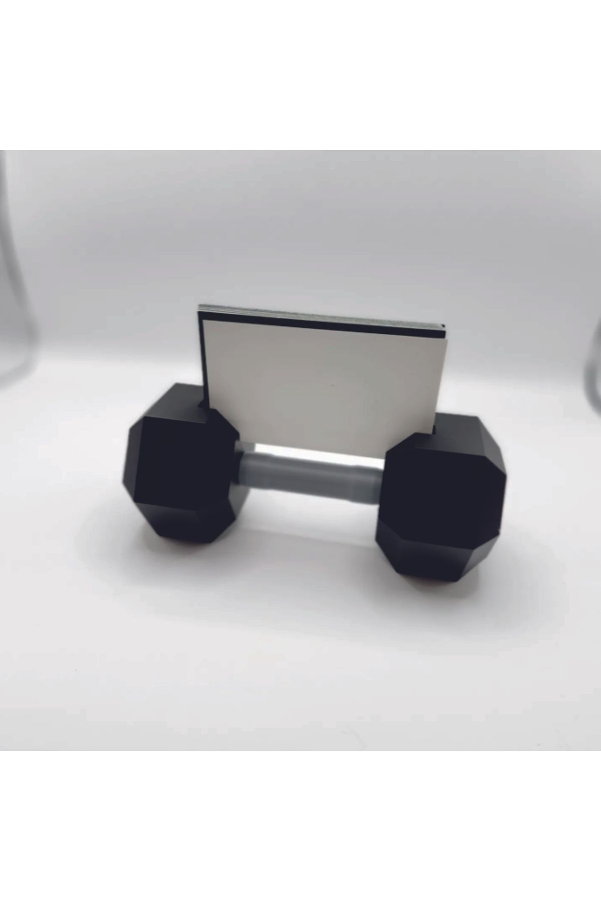 3D Dumbbell Kartvizit Tutacağı, Dambıl Ağırlık Kartvizitlik, Spor Salonu Kartvizitlik