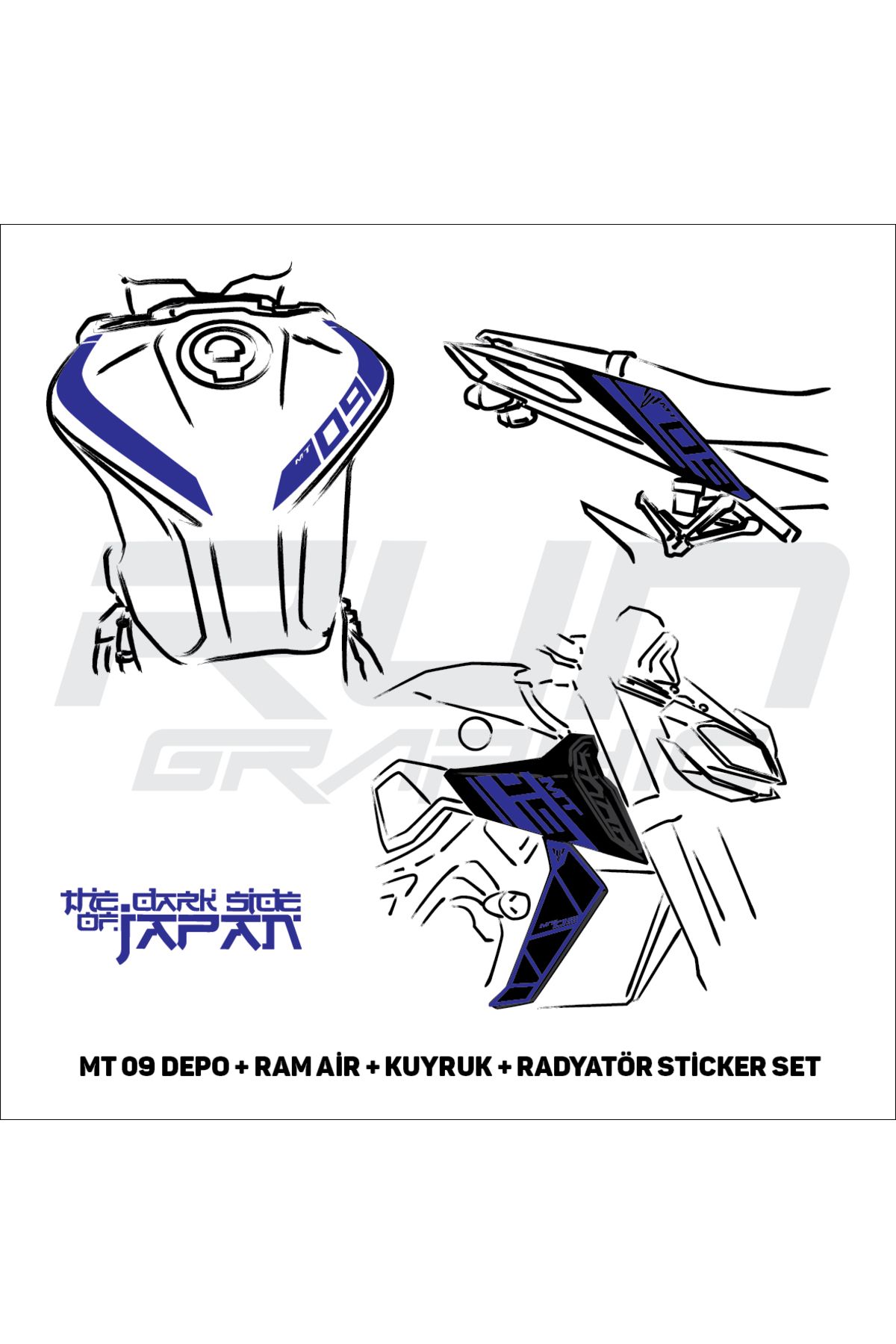 Run Grafik Shop-Mt 09 Gen2 Sticker Set 2 1