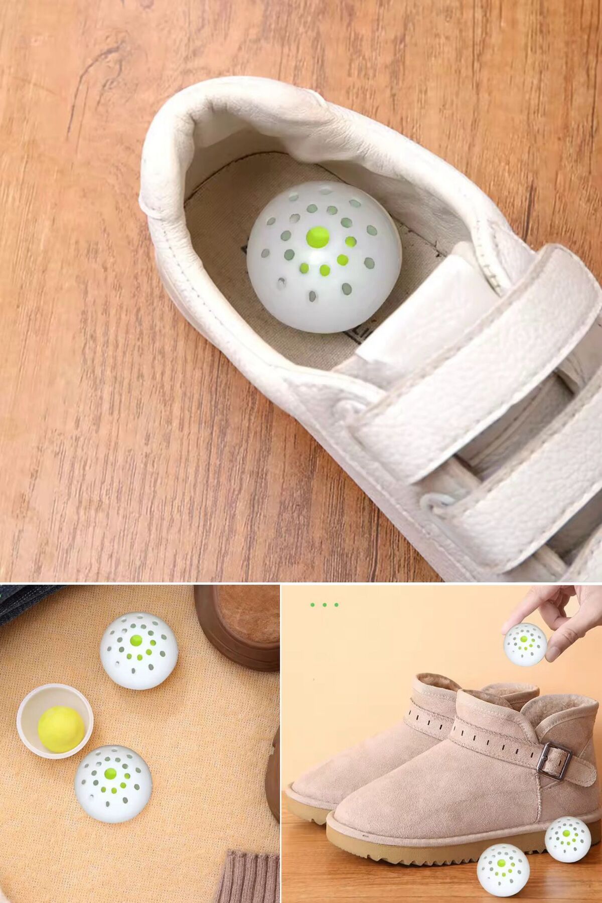 Munico 6 Adet Sneaker Koku Giderici Toplar Çok İşlevli Lavanta Kokulu Tazele Top Ayakkabı Kokusunu Giderici