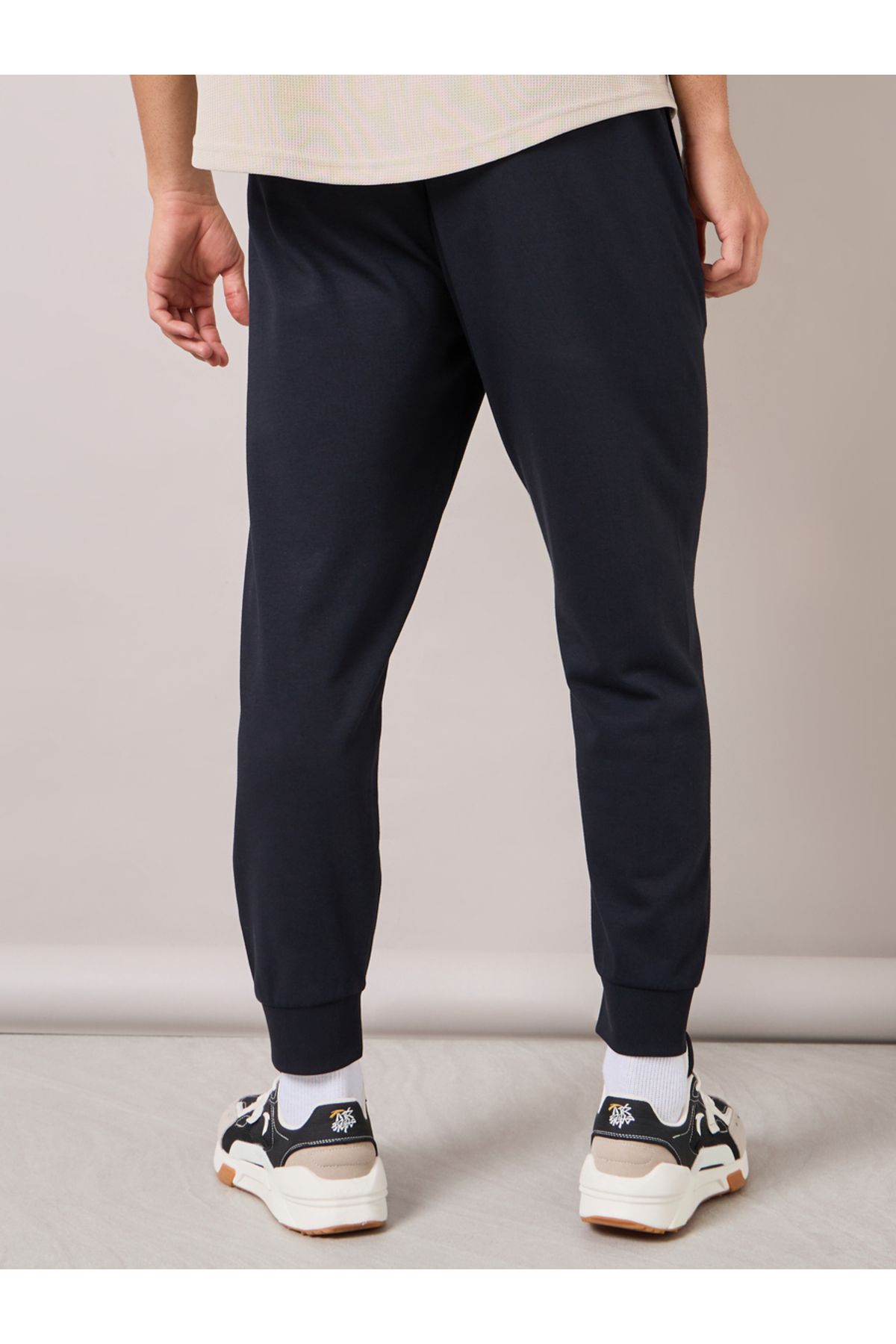 Anta-Slogan Print Knit Jogger with Side Pocket 4