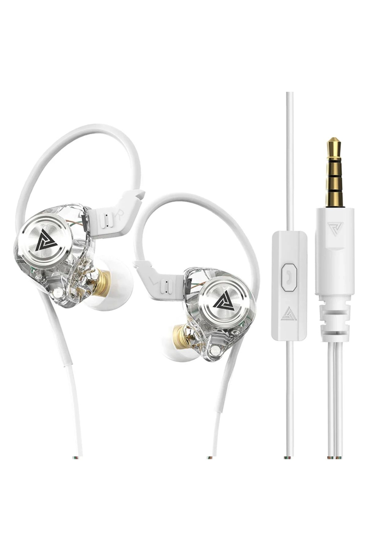 Choice-White Original QKZ AK3 FiLe HiFi Earphone 3.5mm Wired Headphones with Microphon Bass Stereo Earbuds 1