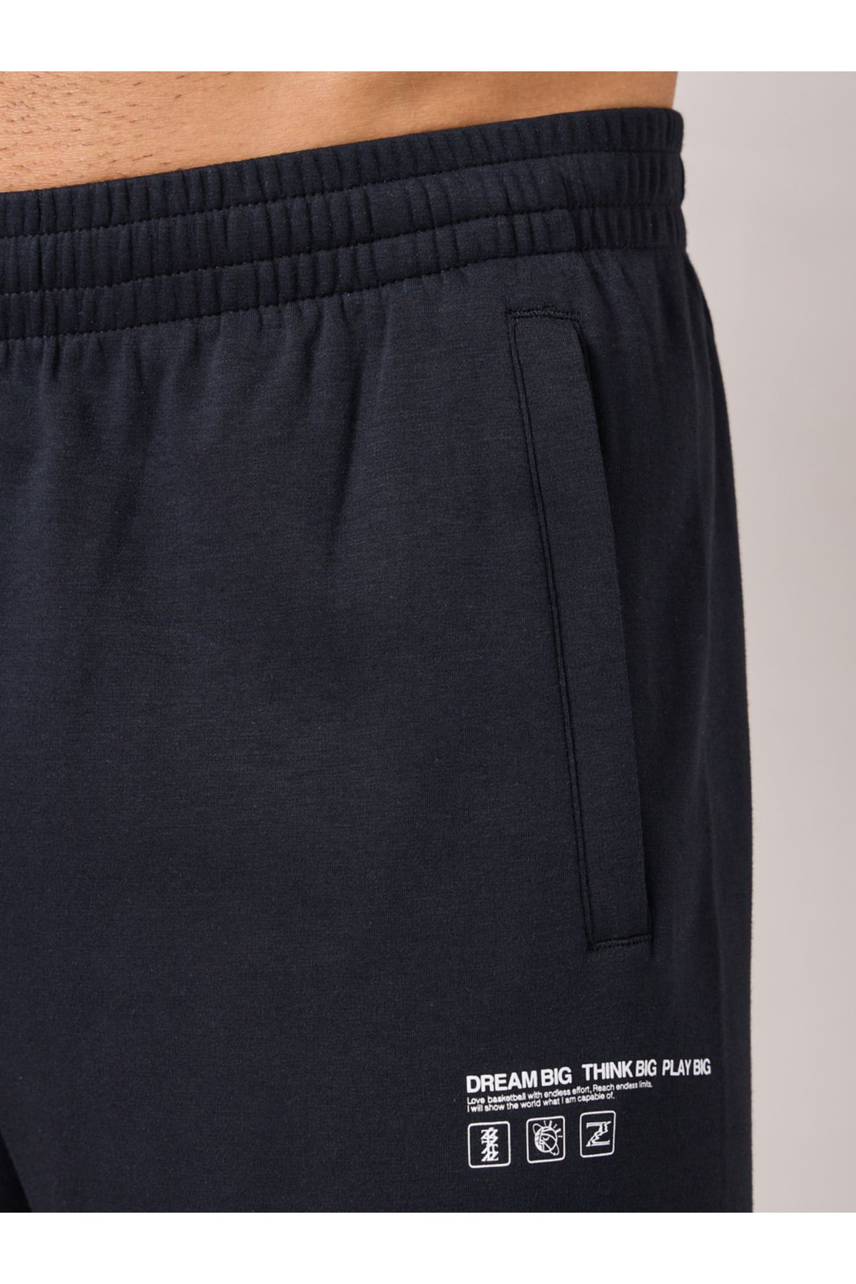 Anta-Slogan Print Knit Jogger with Side Pocket 3
