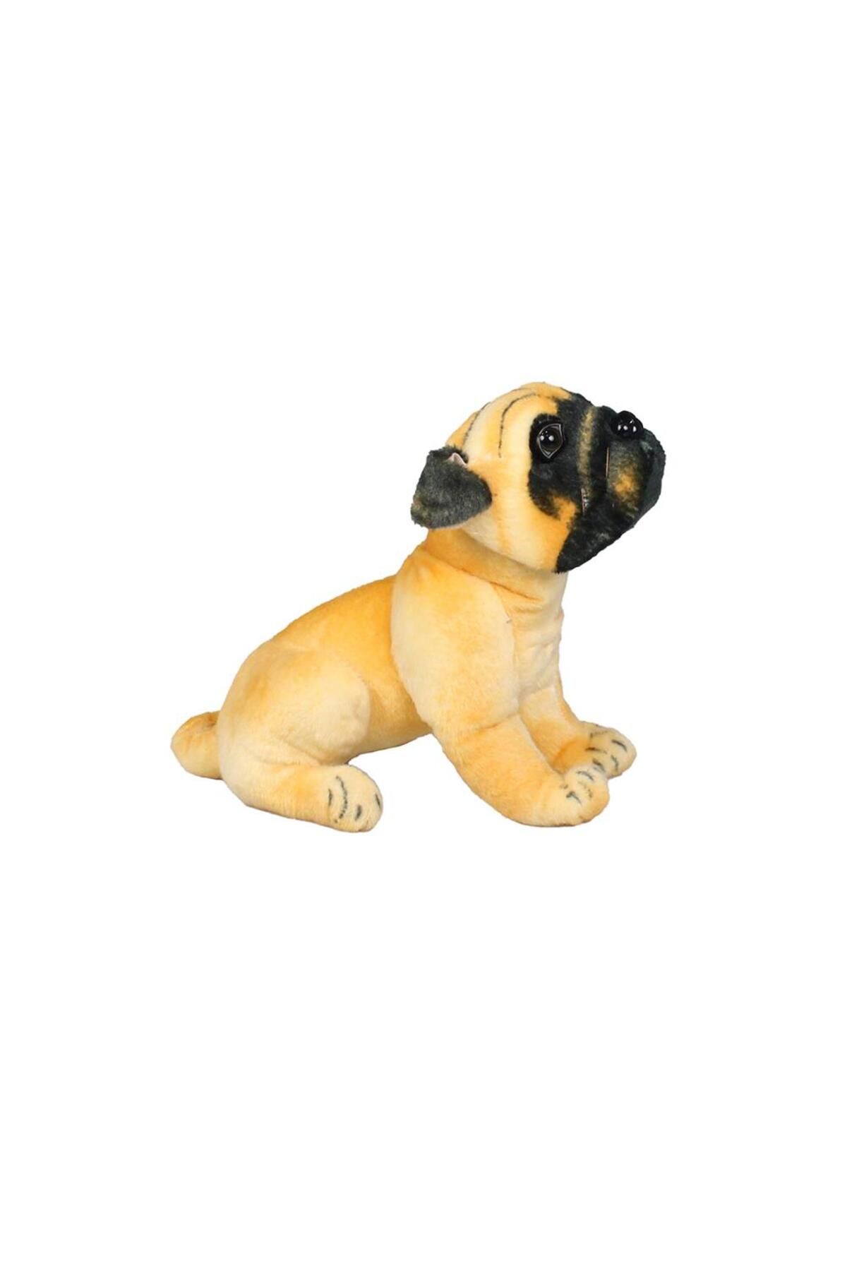 MEDUSHOP-Barking Pug Dog Plush Toy 25 cm 1