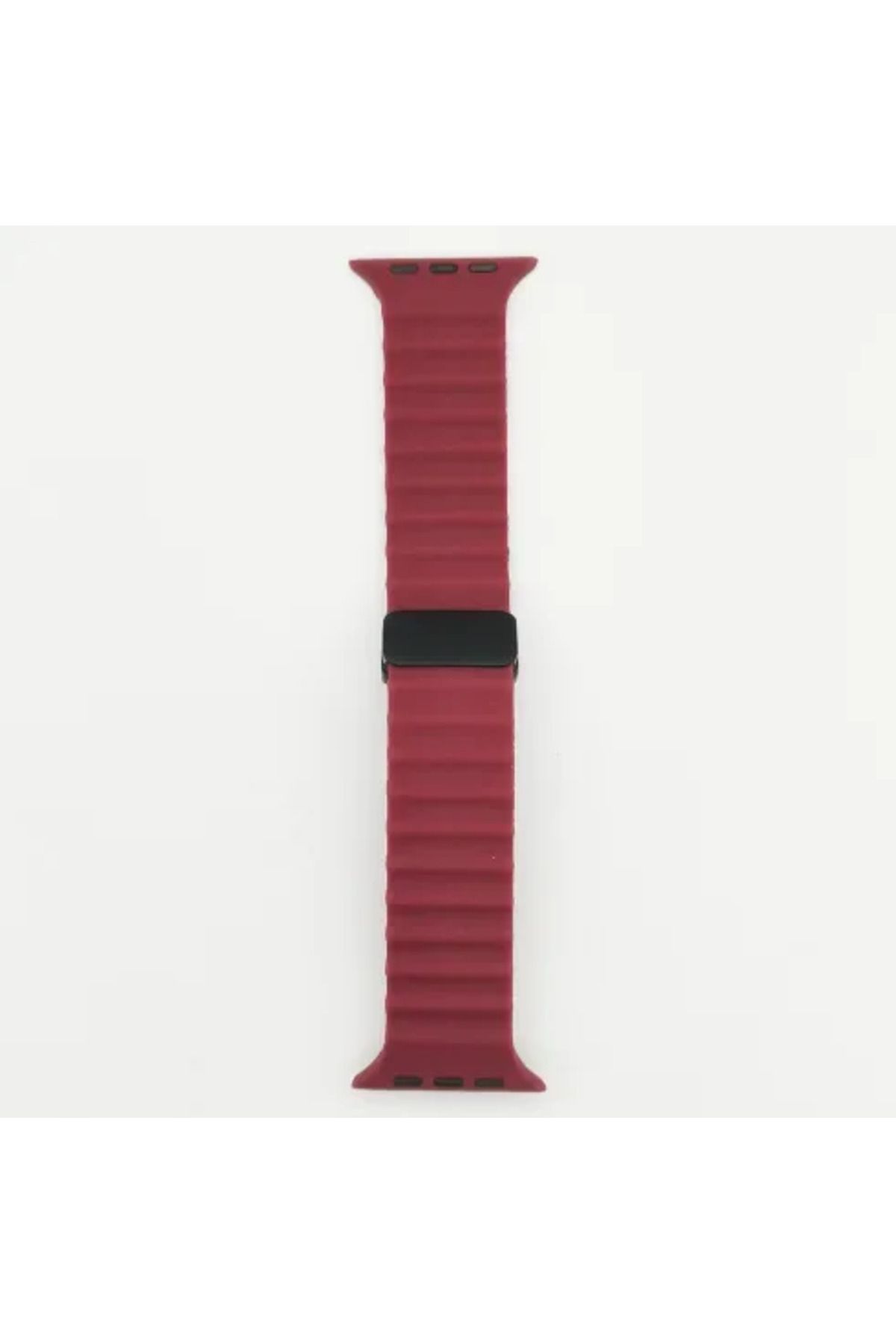 Choice-38 40 41mm Wine Red Silicone Strap For Apple watch band 49mm 45  44 40  41 38 42mm magnetic buckle b 1