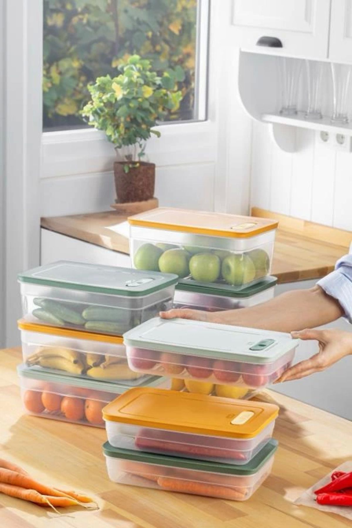 hayalimsah Tupper Model - Vakumlu - Mikrodalga Buzluk Saklama Kabı 5lt