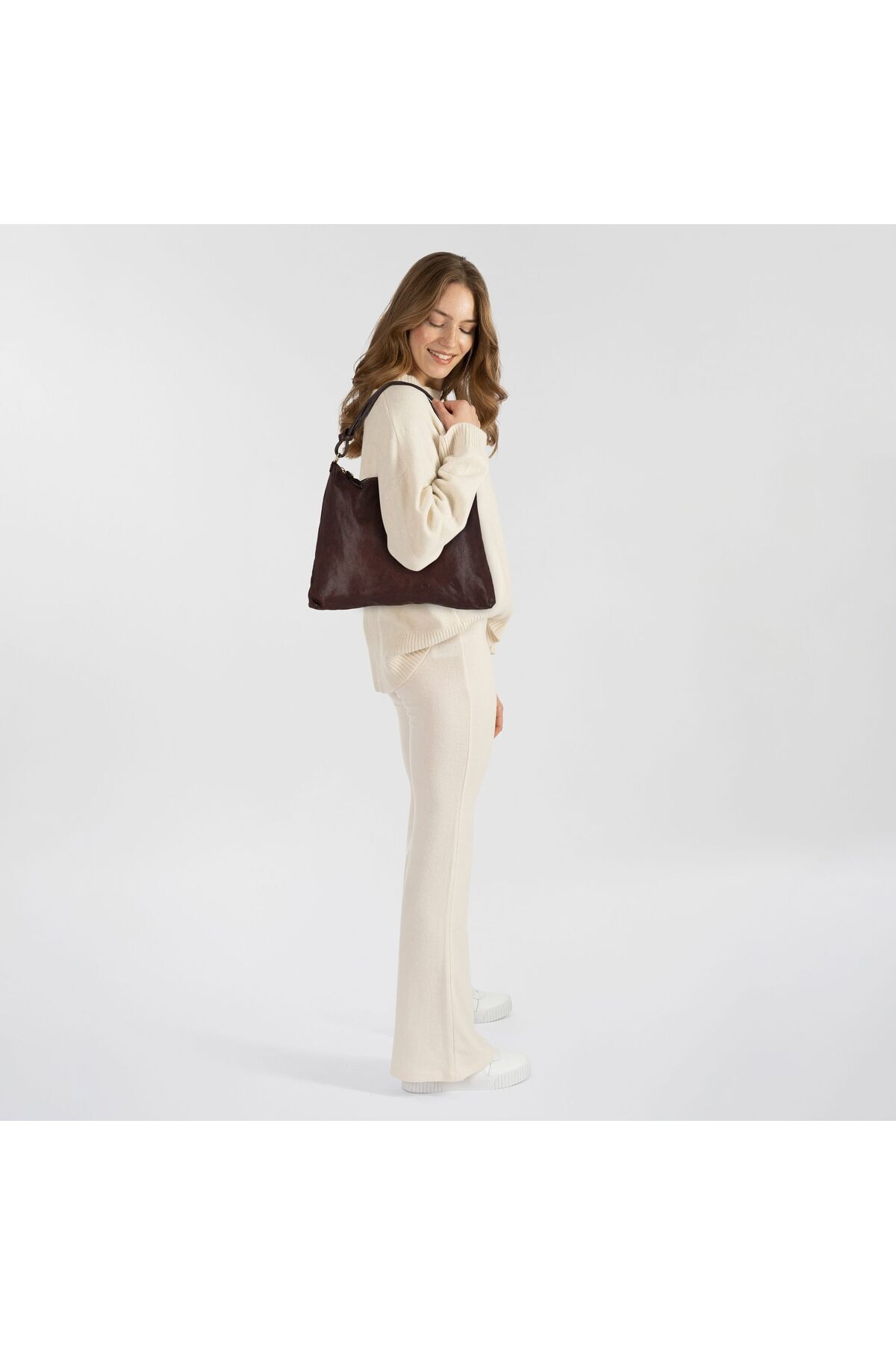 Campomaggi-Ebano Schultertasche Leder 42 cm 6