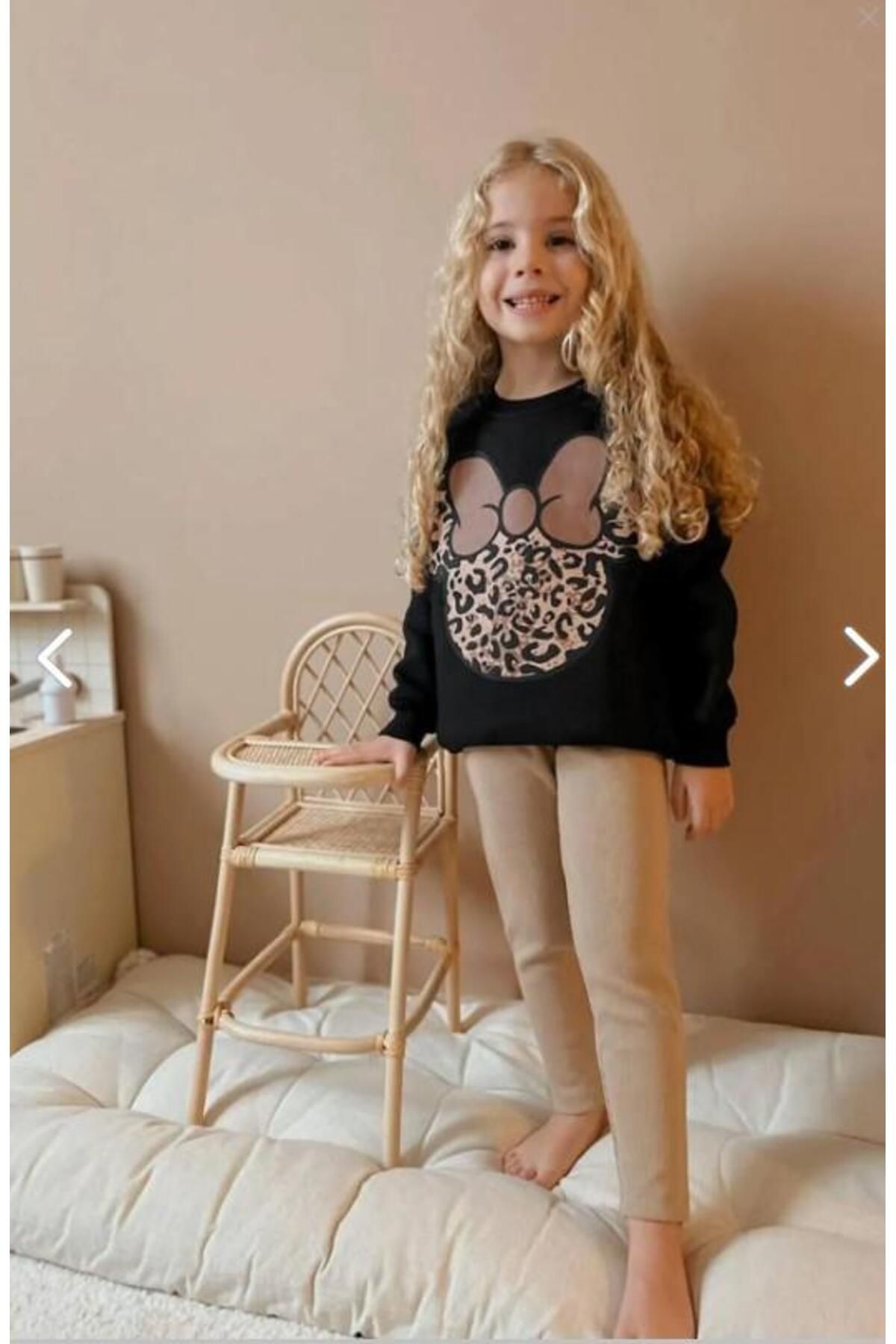 RAPAPA-Girl's Leopard Pattern Ribbed Tights Girl's Suit 1631K 3