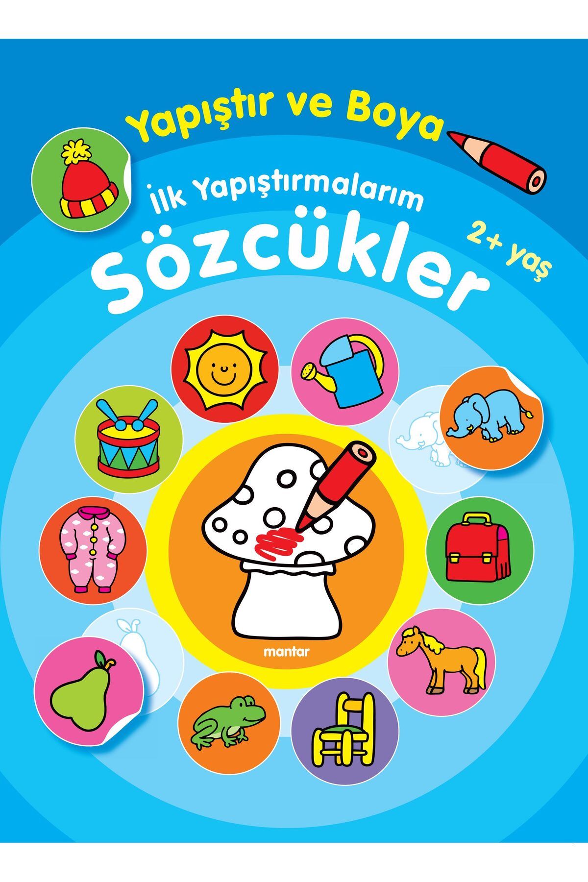 Parıltı Yayınları Yapıştır ve Boya İlk Yapıştırmalarım Sözcükler