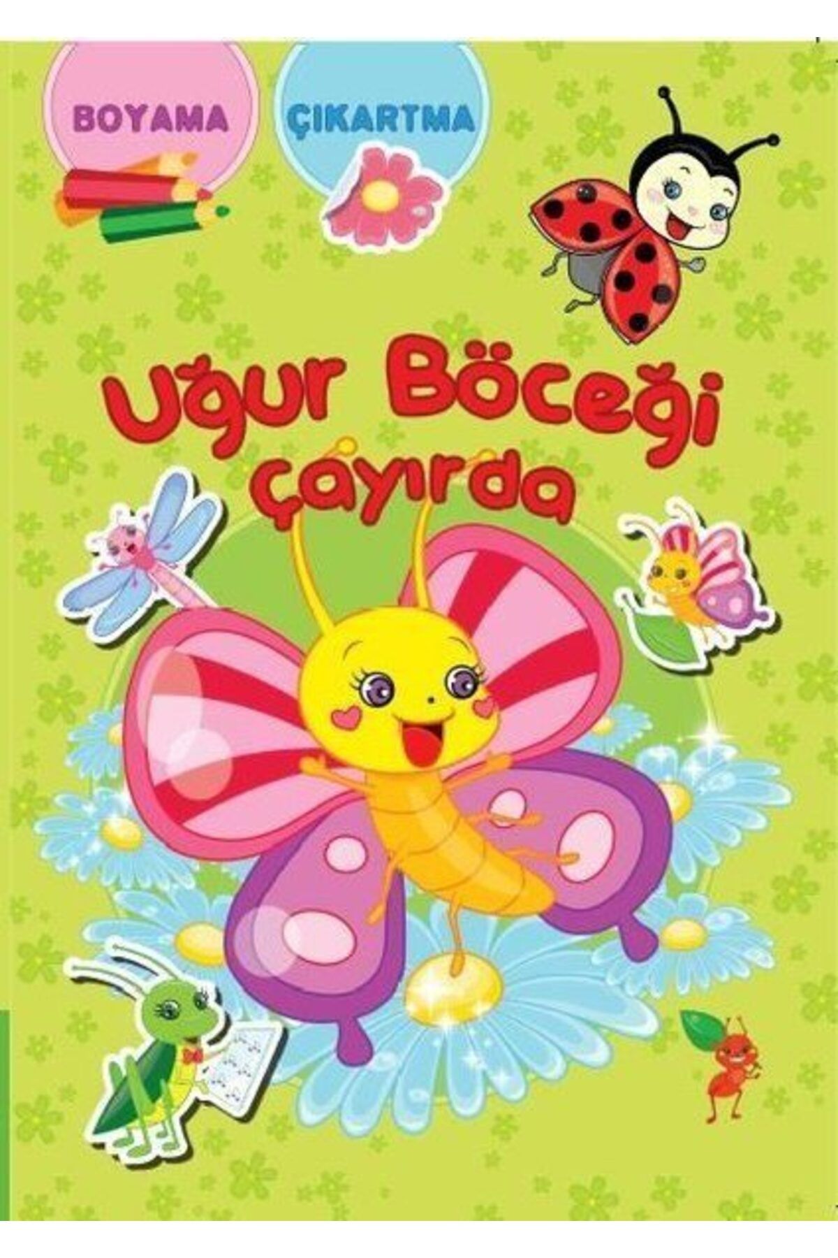 Koloni Çocuk Uğur Böceği Çayırda