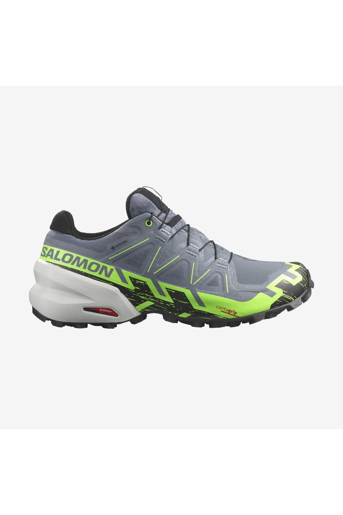 Salomon-حذاء جري Speedcross 6 Goretex للرجال باللون الرمادي 3