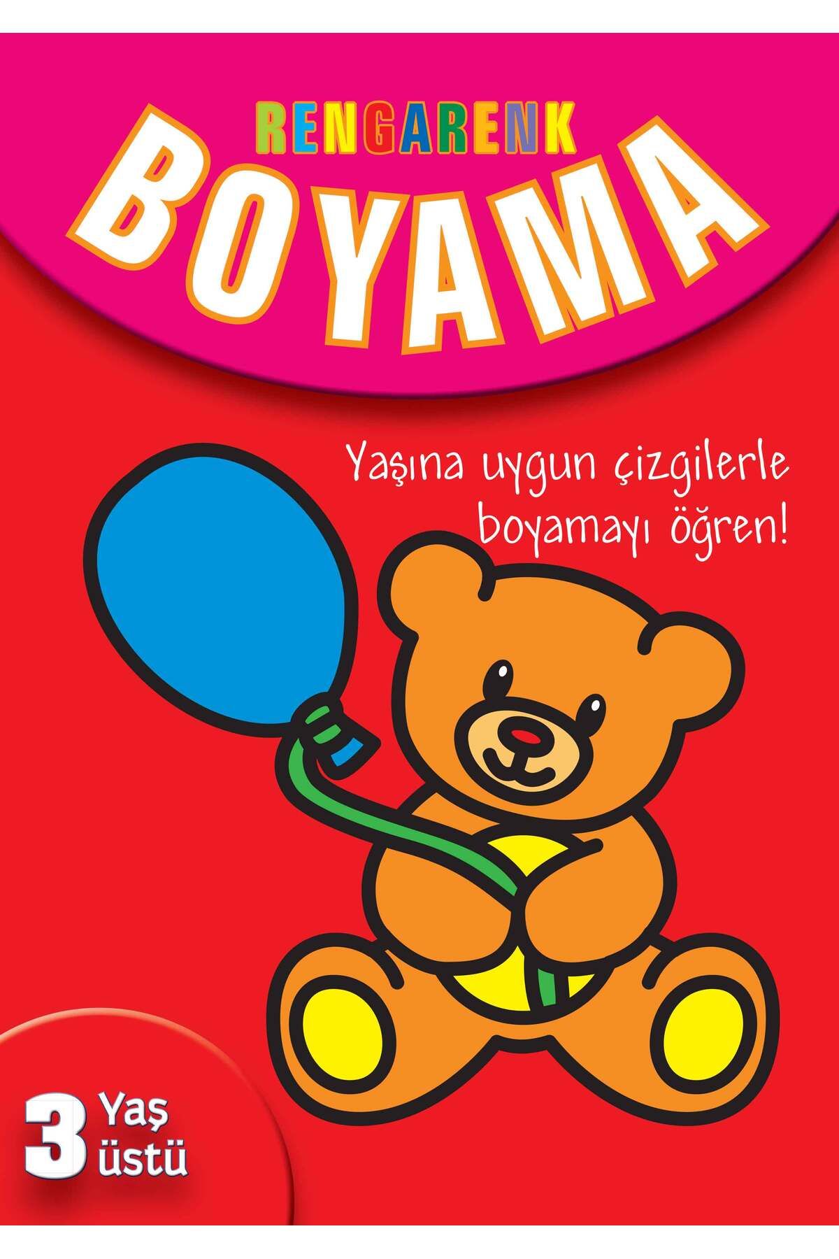 Parıltı Yayınları Rengarenk Boyama 3 Yaş Üstü