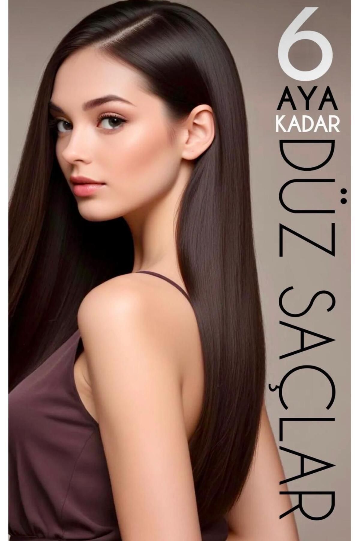Saç Düzleştirici Keratin Bakımı Brezilya Fönü 750ml Kokusuz-Dumansız Evde Uygulama — 426001 — تصویر 5 از 5