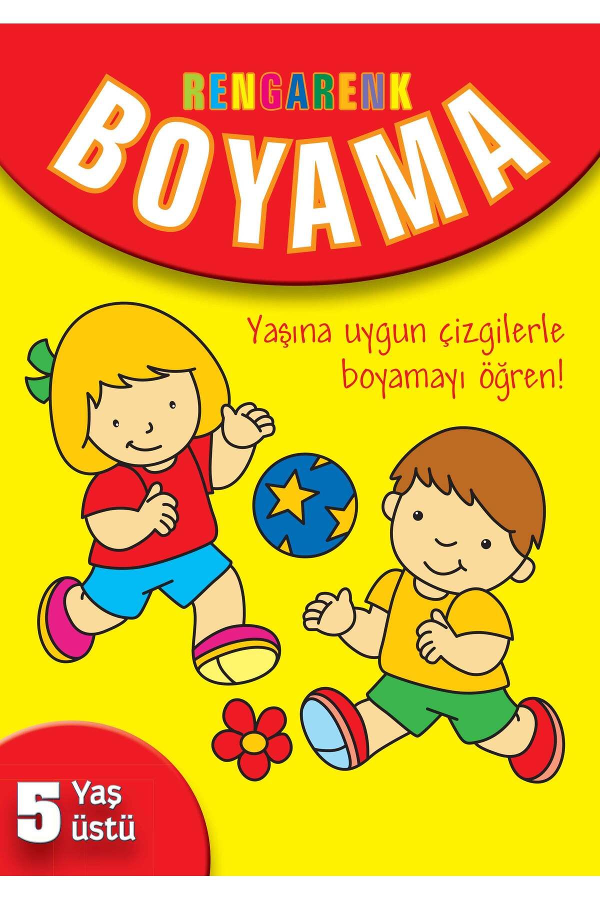 Parıltı Yayınları Rengarenk Boyama 5 Yaş Üstü