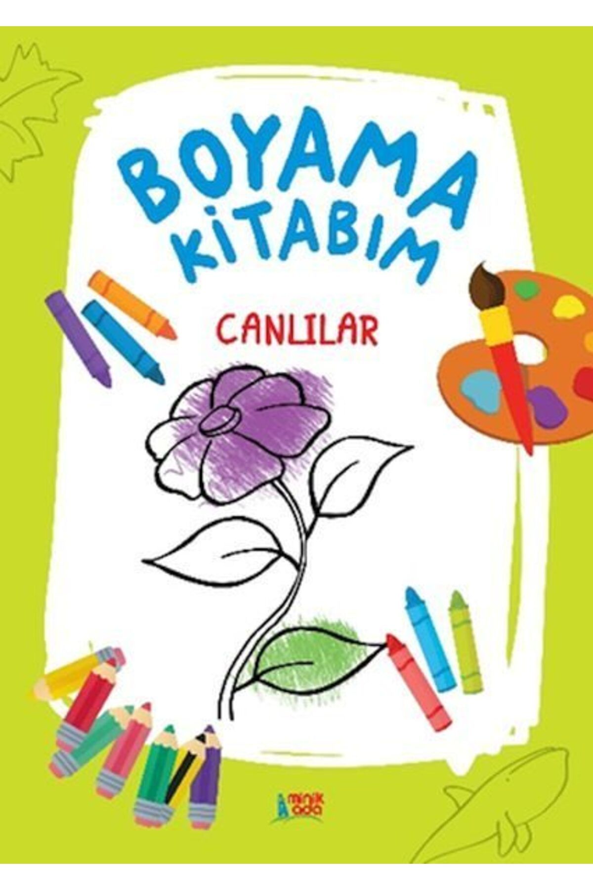 Minik Ada Yayınları Boyama Kitabım Canlılar