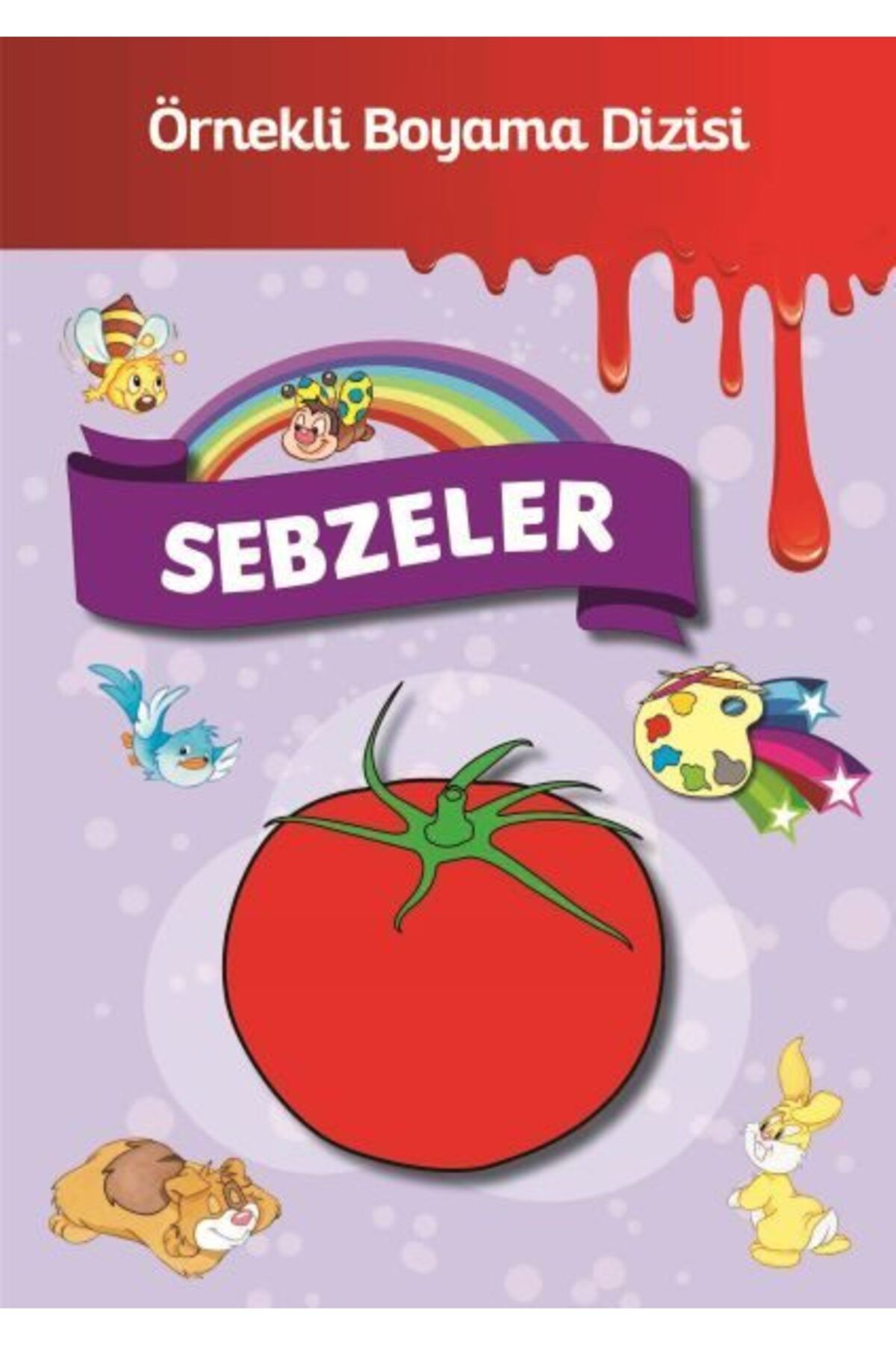 Parıltı Yayınları Örnekli Boyama Sebzeler