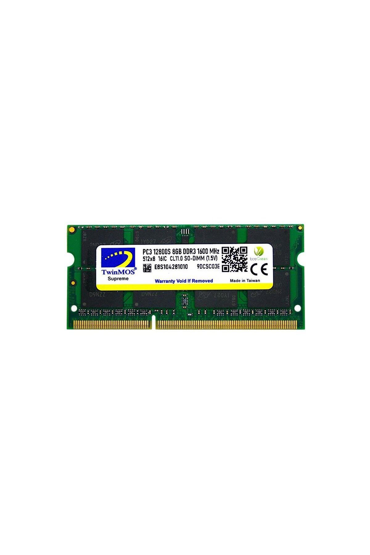 TwinMOS-Sodimm 8 Gb 1600Mhz 1.35V Low Voltage Ddr3 Notebook Ram 1