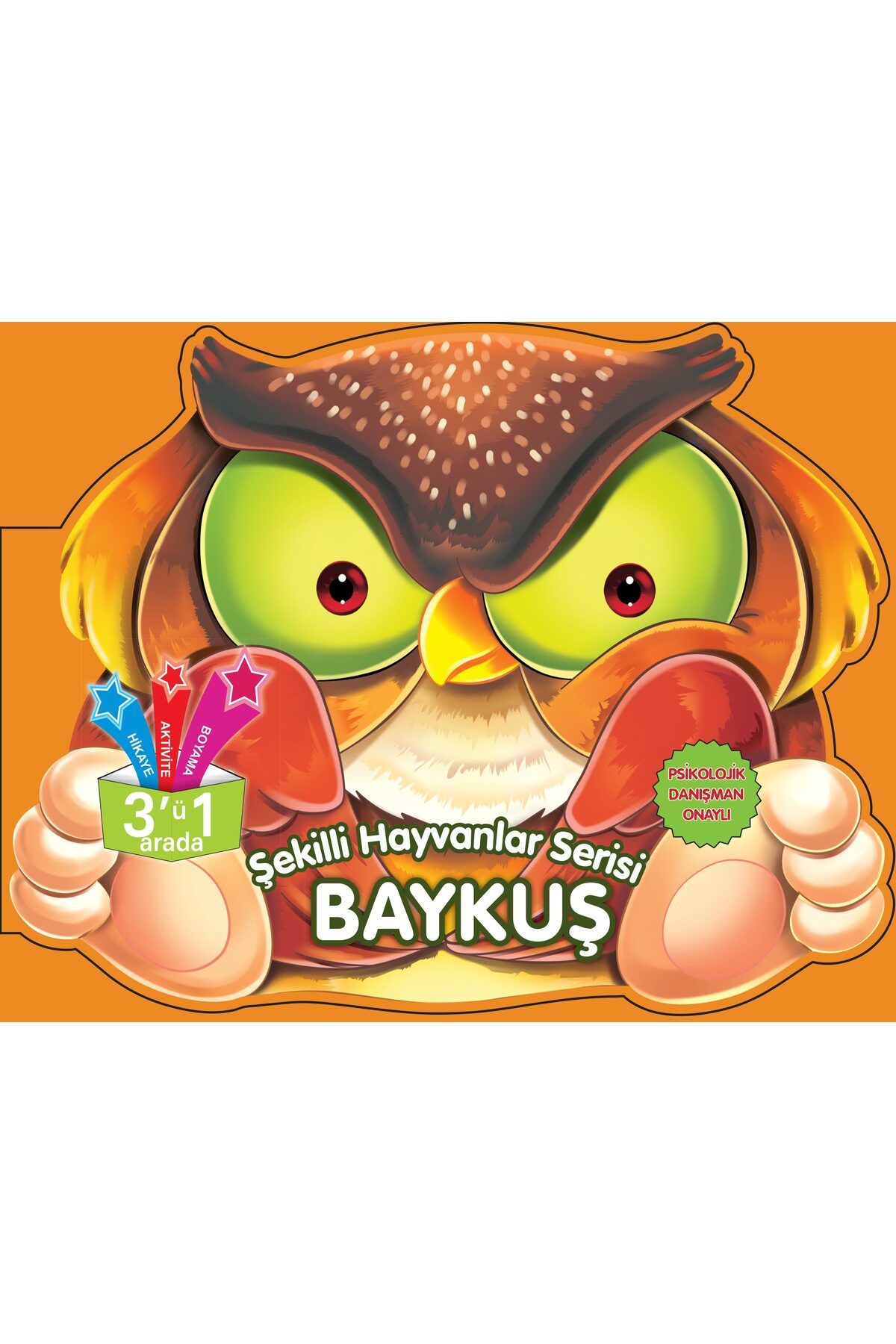 Parıltı Yayınları Şekilli Hayvanlar Serisi Baykuş