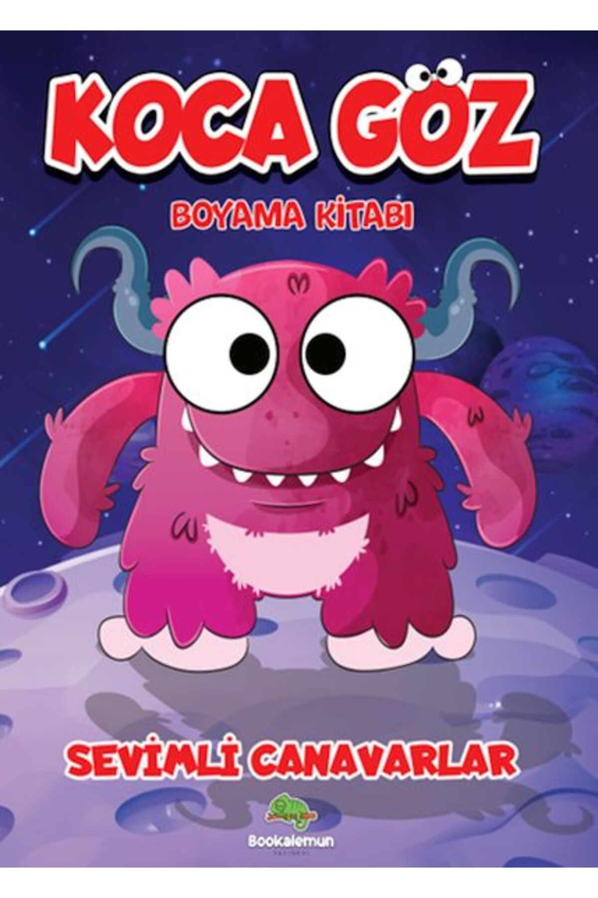 bookalemun yayınevi Koca Göz Boyama Sevimli Canavarlar