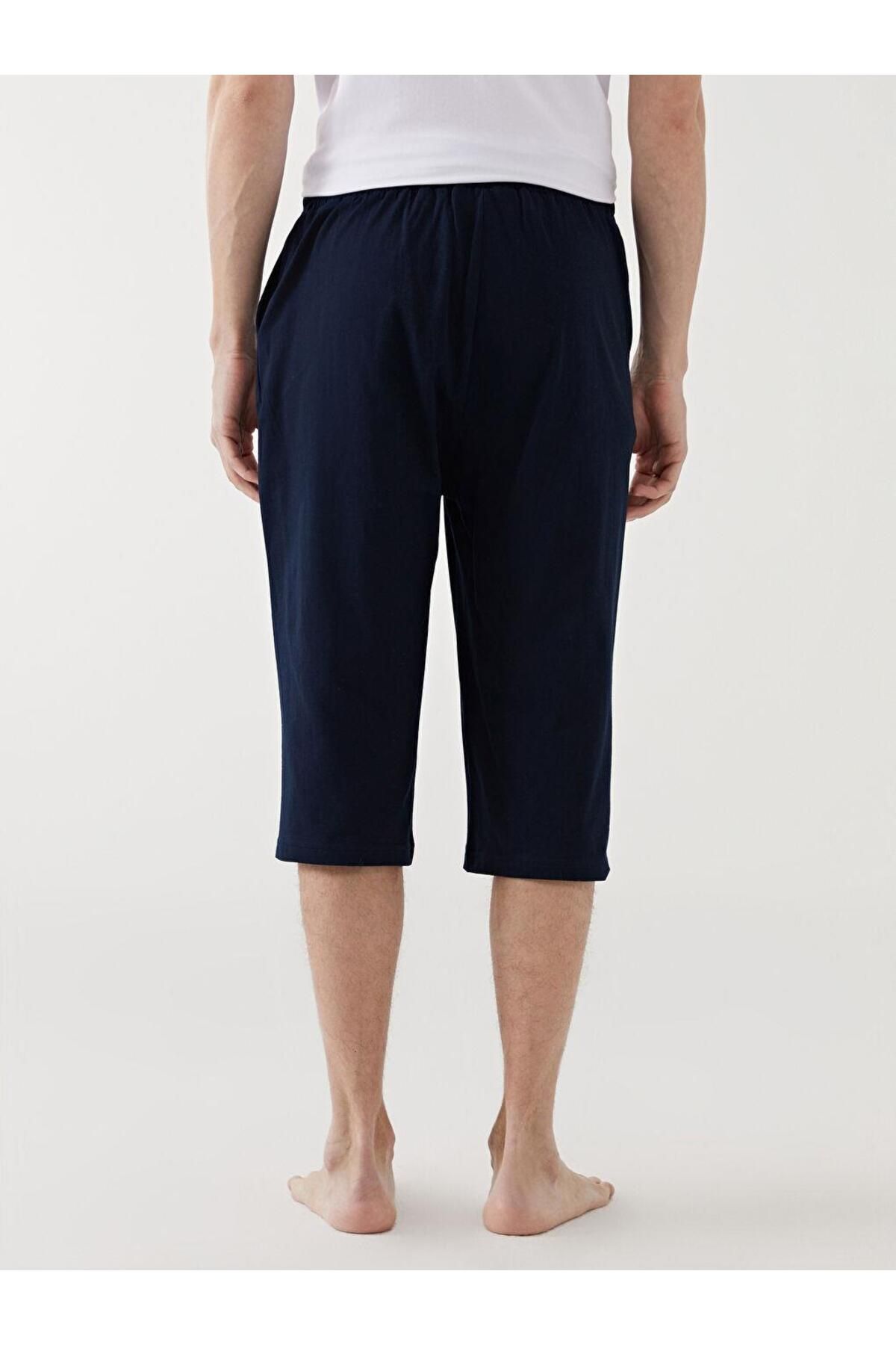 LC Waikiki-Standard Fit Men's Pajama Bottom Shorts 4