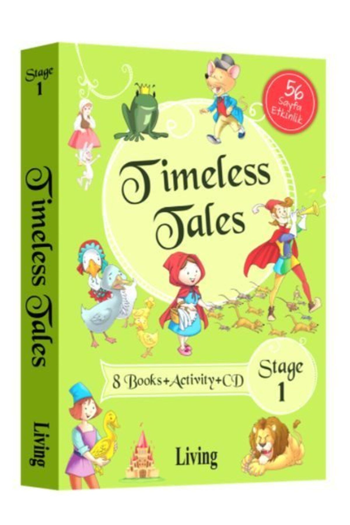 Living English Dictionary Timeless Tales Stage 1 8 BooksActivityCd