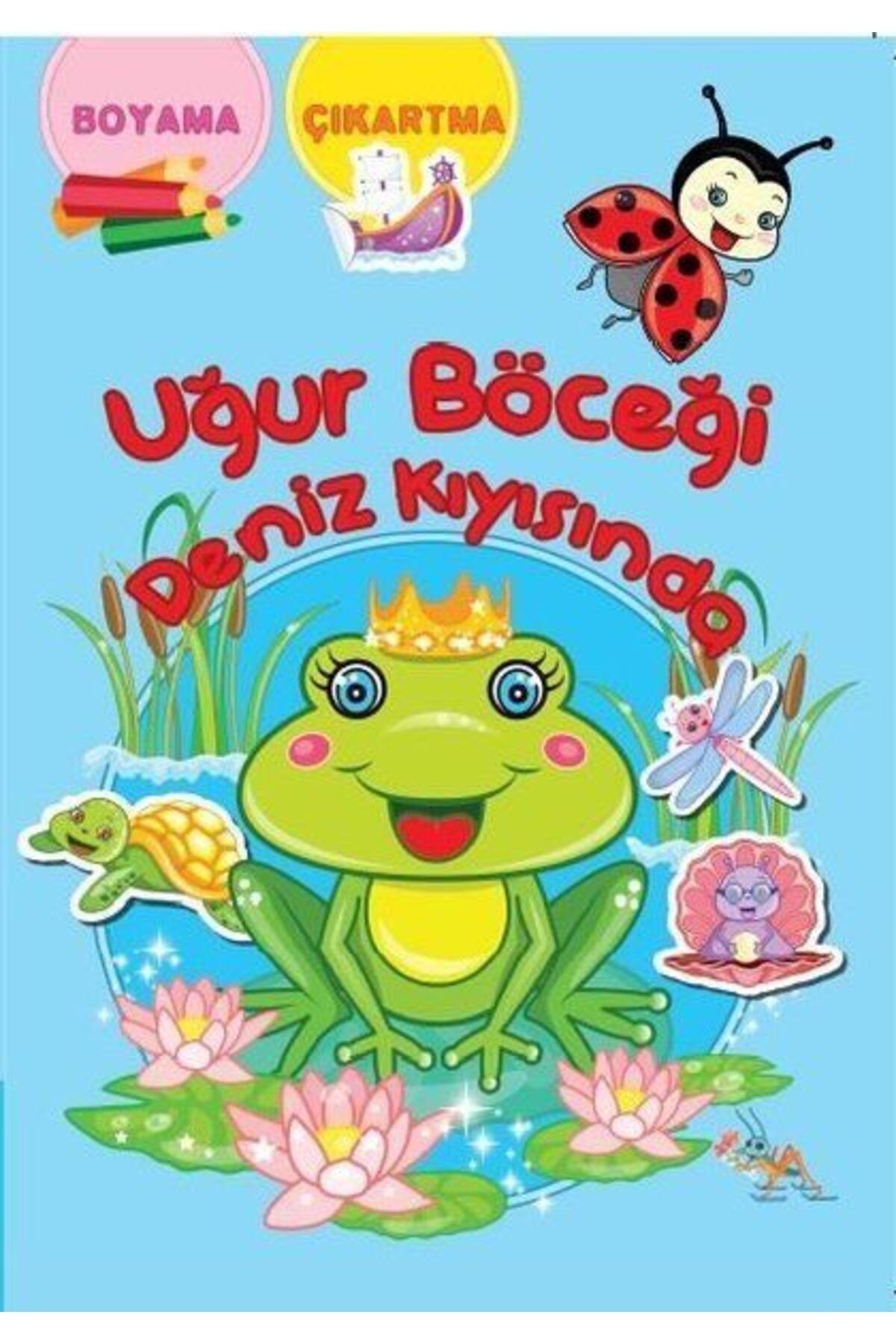 Koloni Çocuk Uğur Böceği Deniz Kıyısında