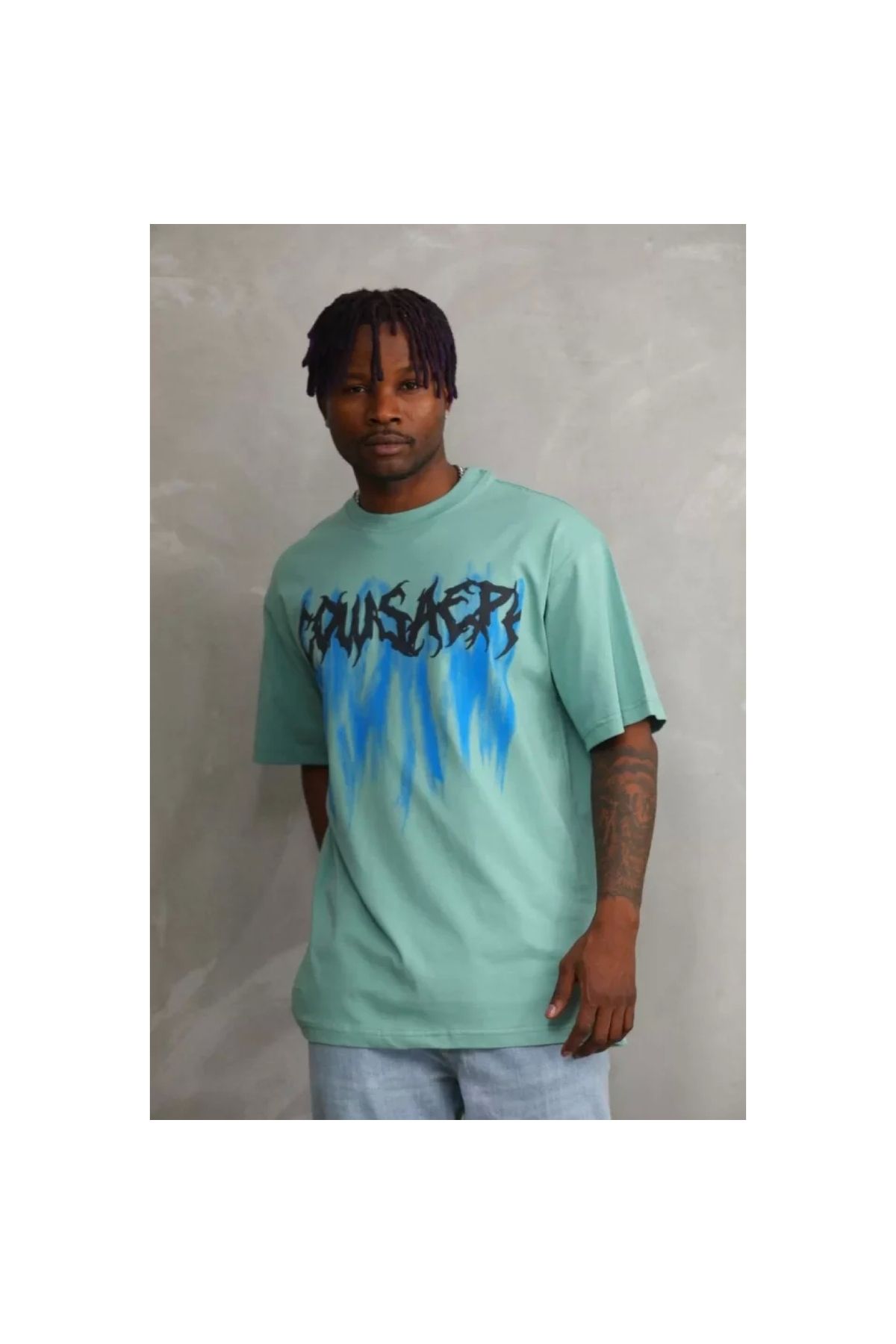 Narnuga Unisex Baskılı Oversize TShirt