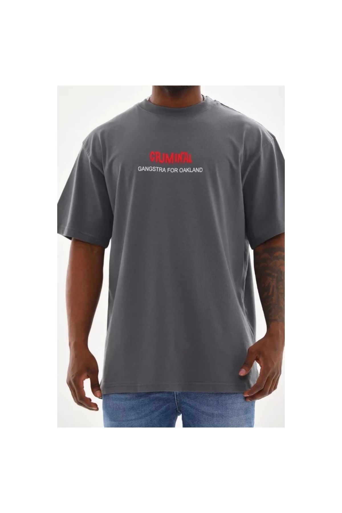 Narnuga Unisex Baskılı Oversize TShirt
