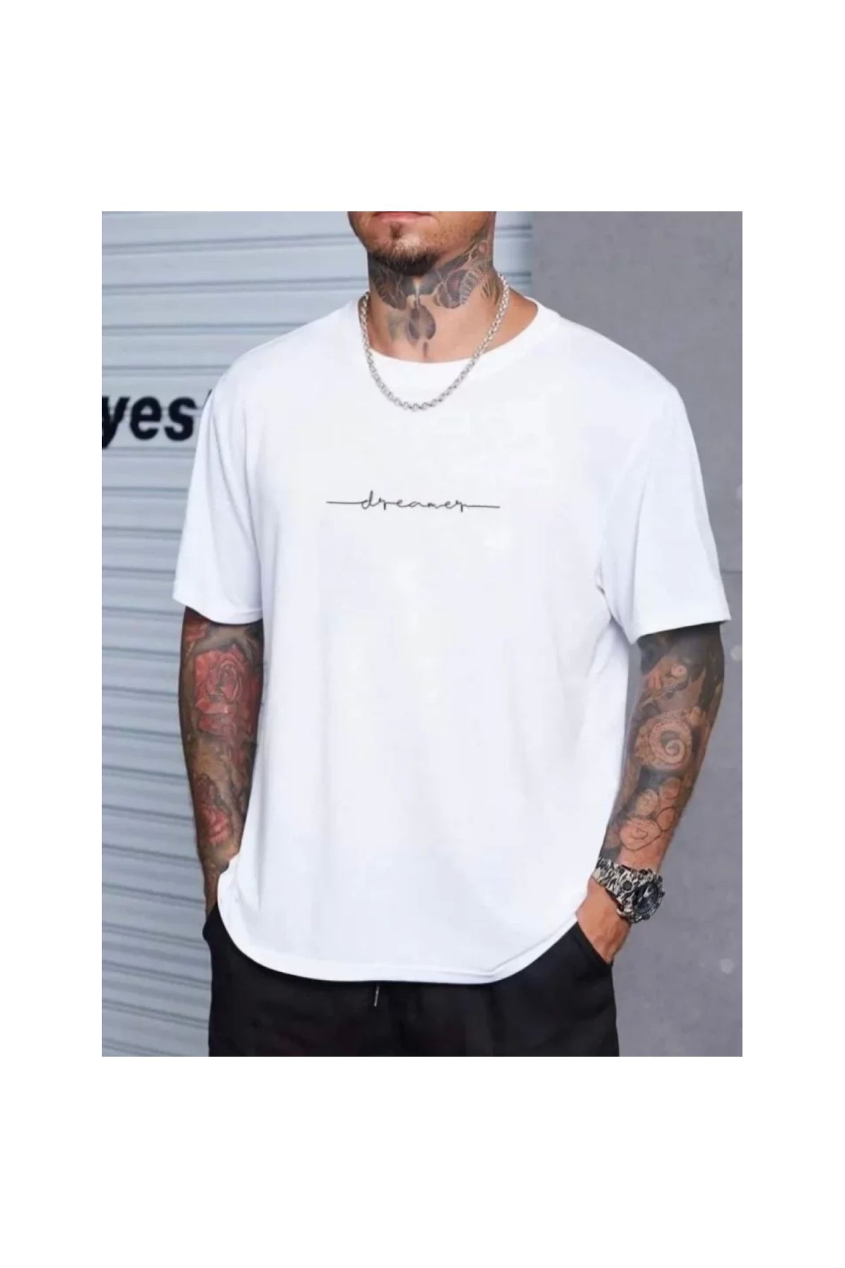 Narnuga Unisex Baskılı Oversize TShirt