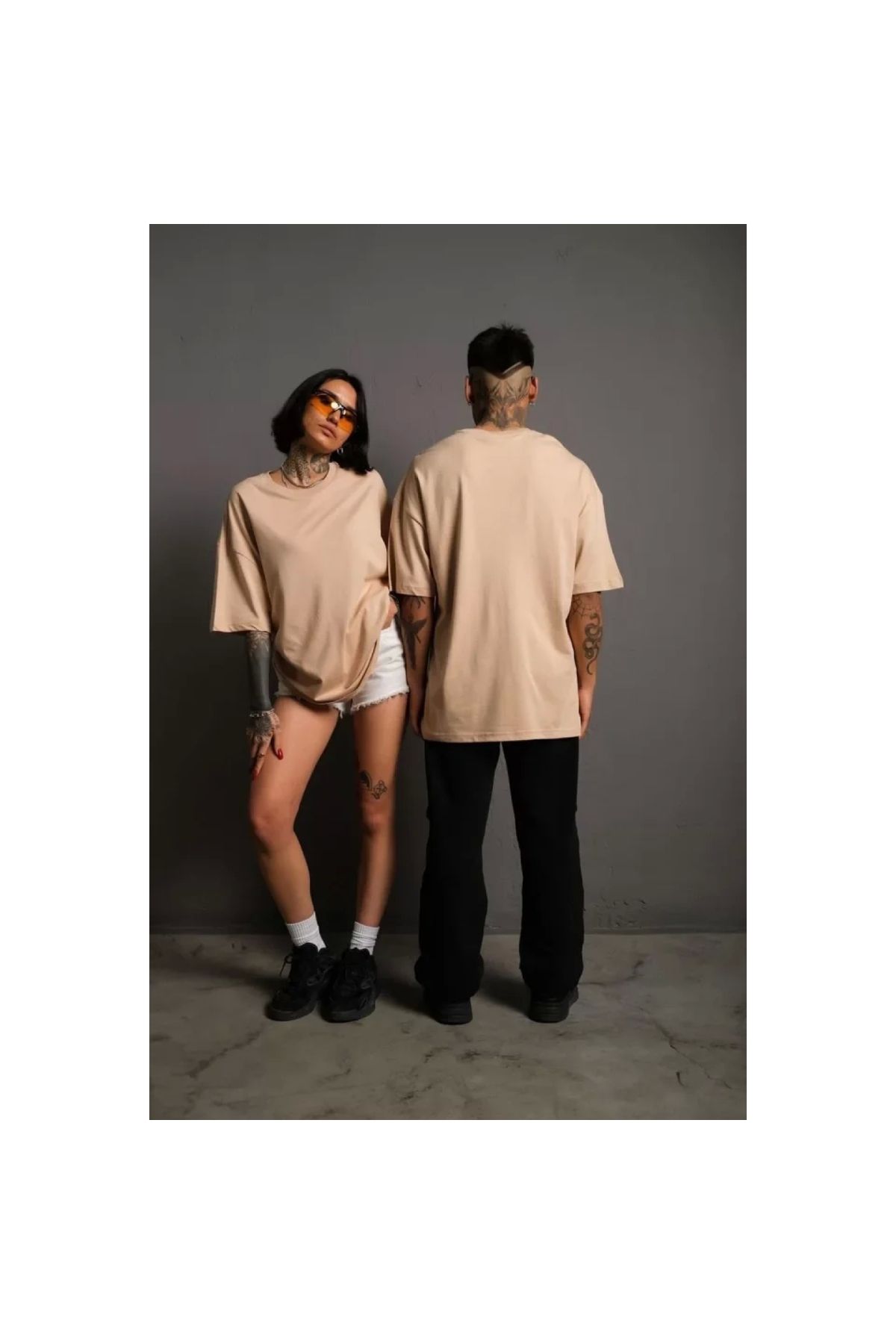 Narnuga Erkek 24/1 Düz A Kalite Oversize Tshirt