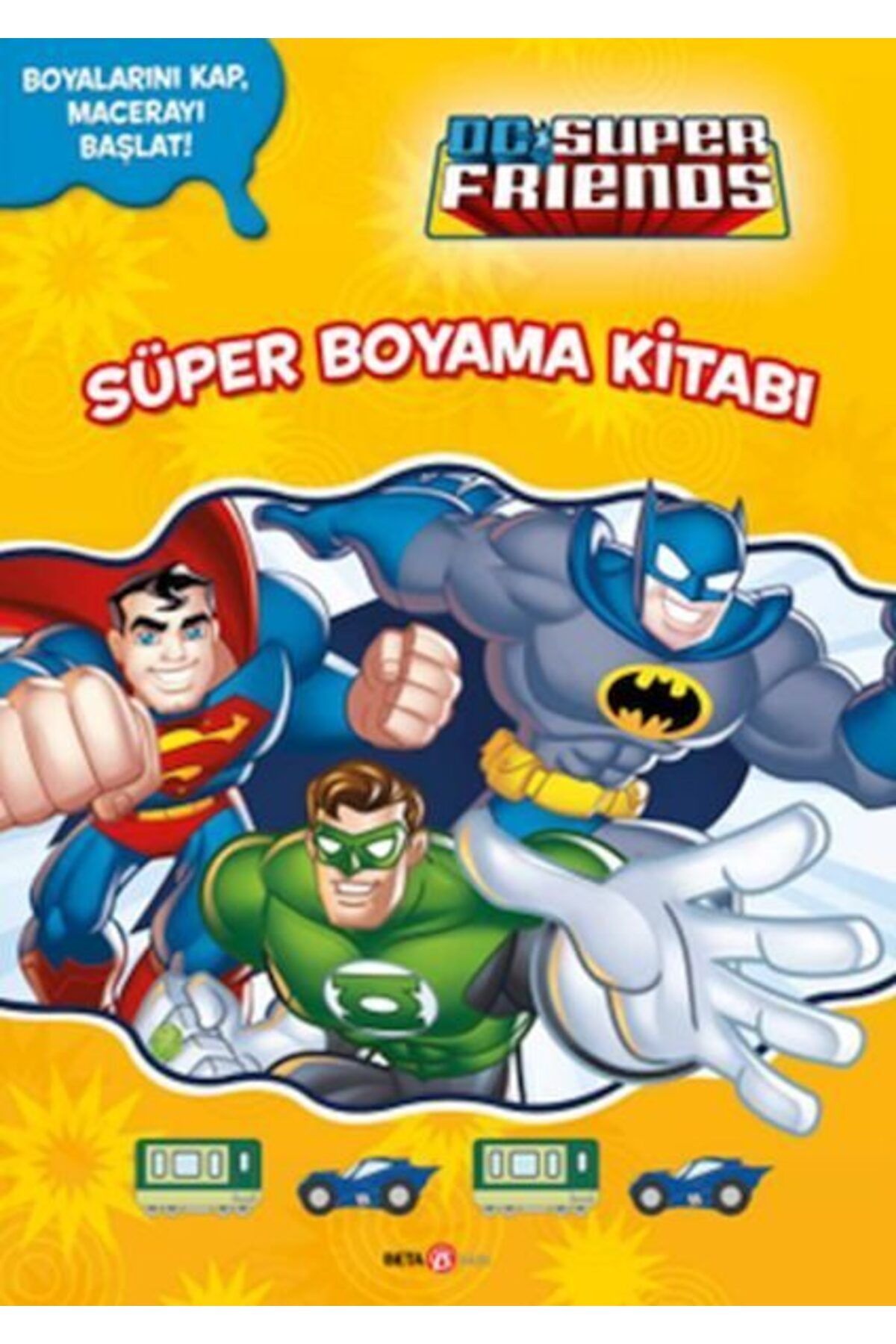 Destek Yayınları Dc Super Friends Süper Boyama Kitabı