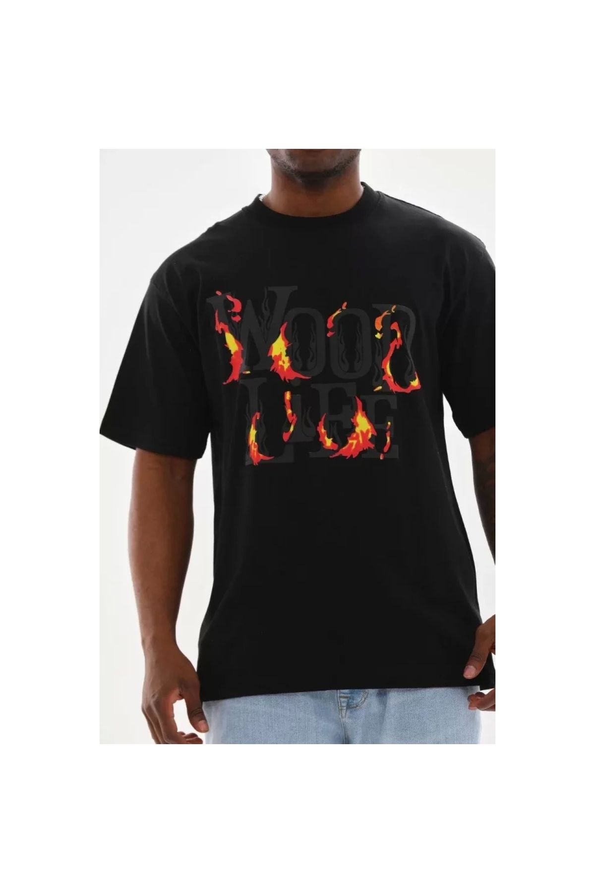 Narnuga Unisex Baskılı Oversize TShirt