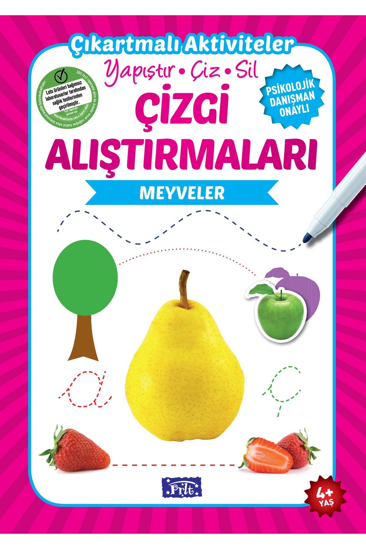 Parıltı Yayınları Meyveler Çizgi Alıştırmaları