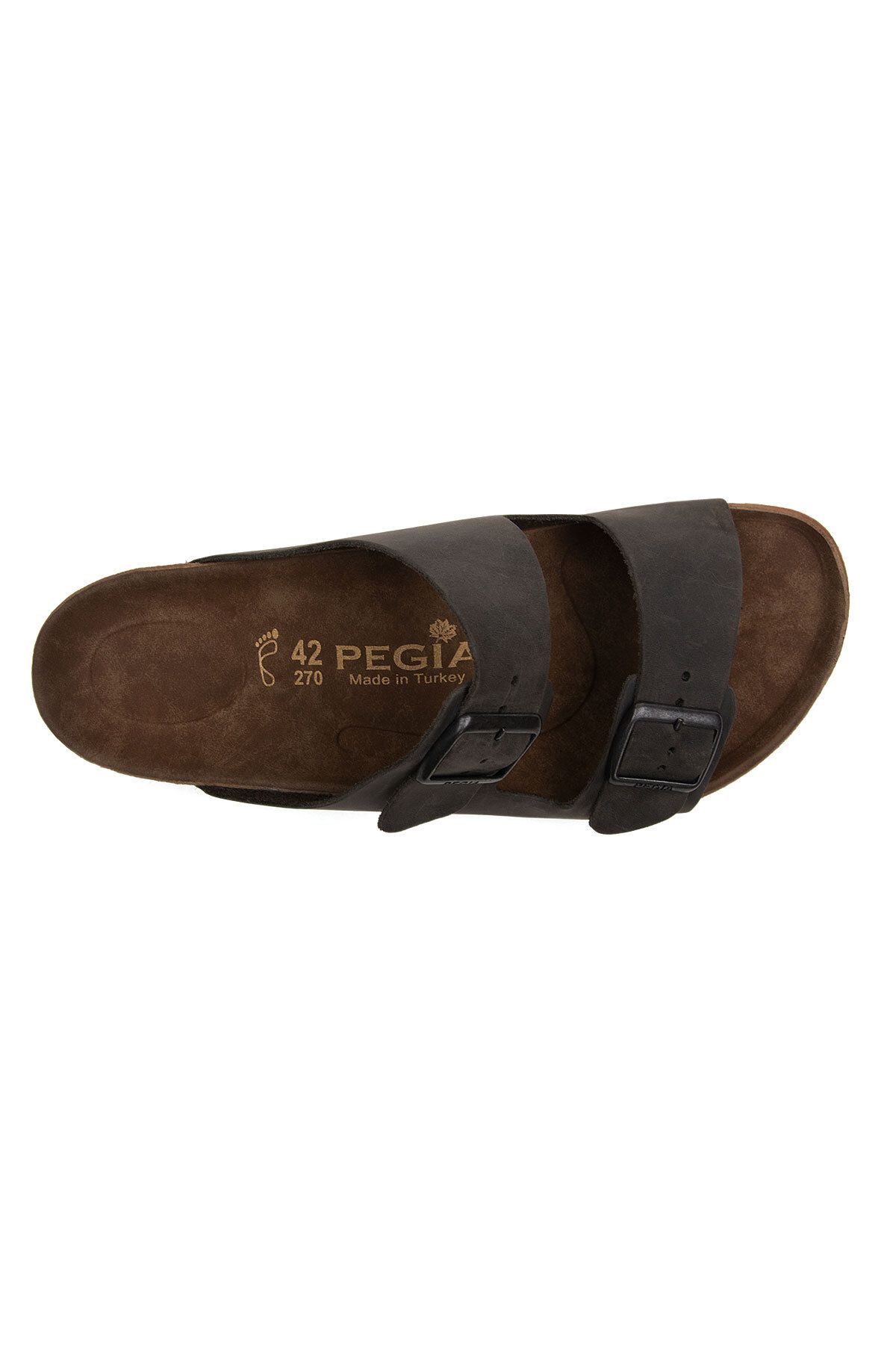 Pegia-Papuci din piele cu bretele pentru bărbați 215020 7