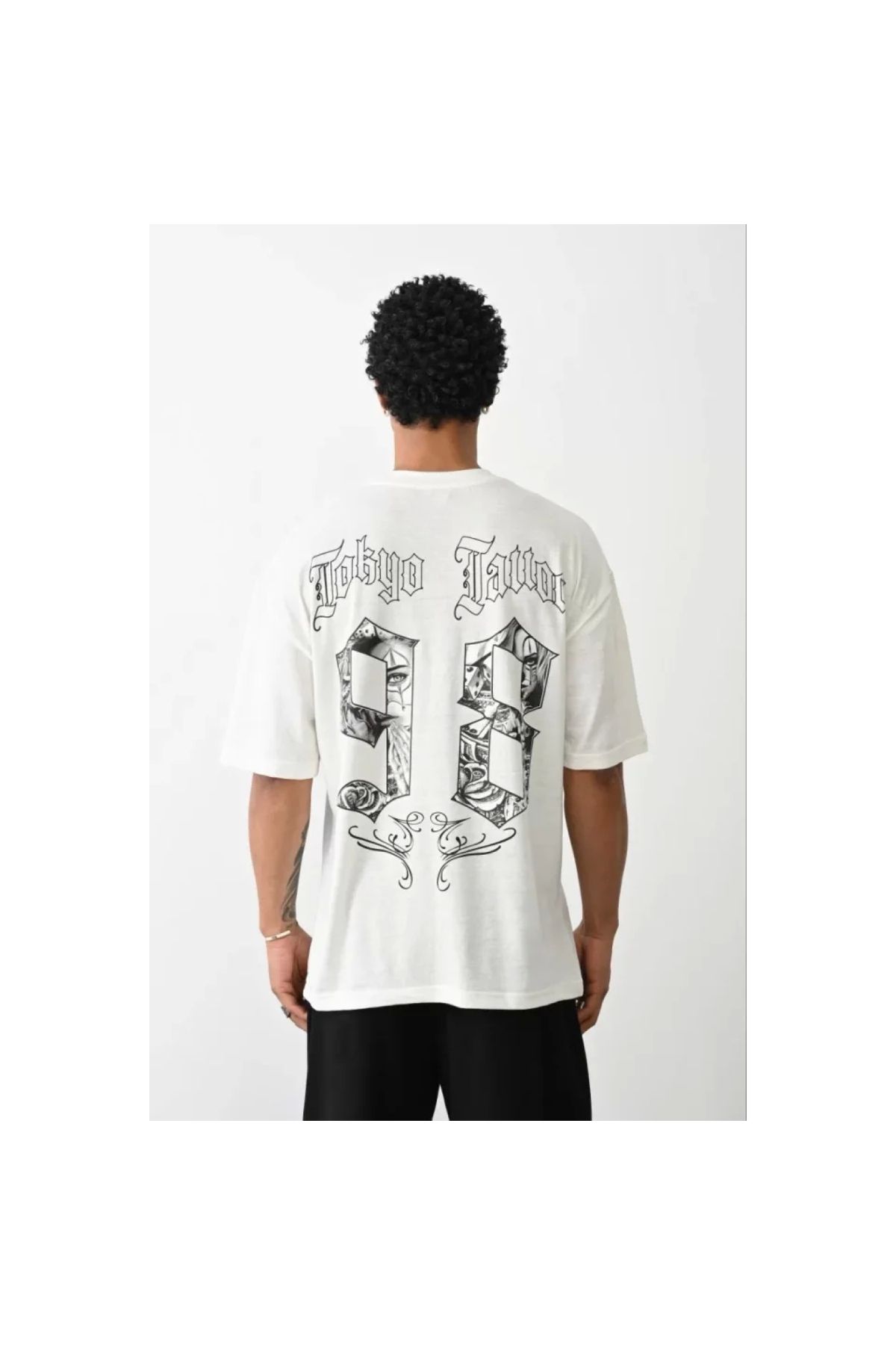 Narnuga Unisex Baskılı Oversize TShirt