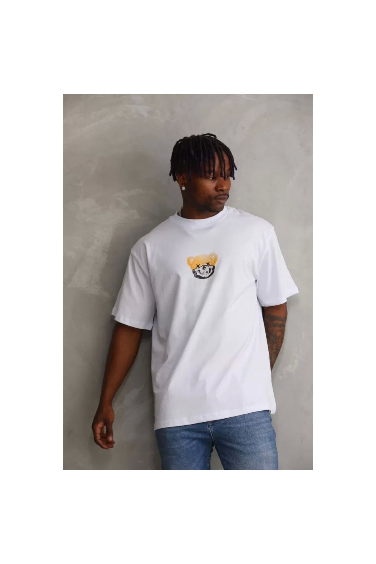 Marsilyan Unisex Baskılı Oversize TShirt