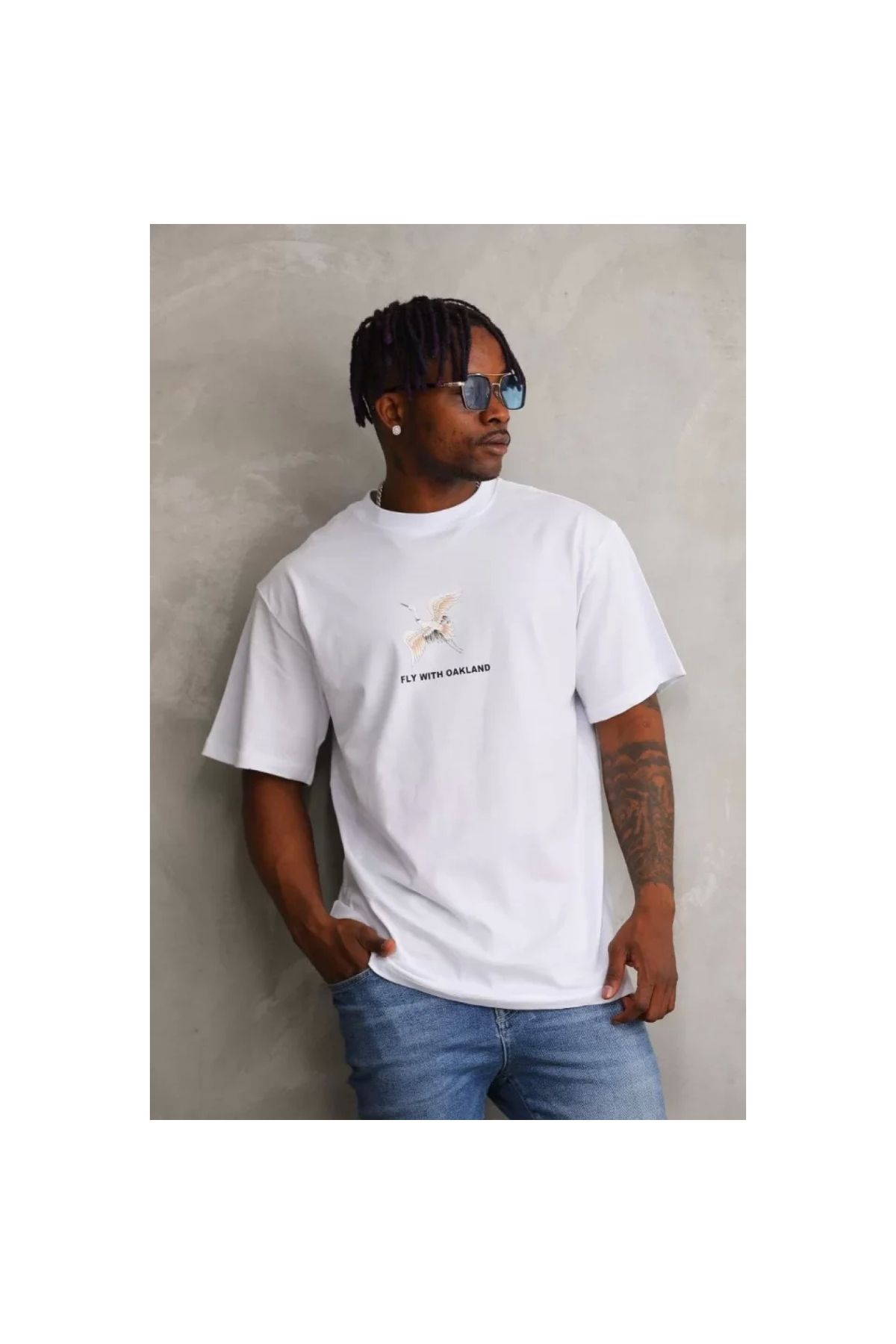Marsilyan Unisex Baskılı Oversize TShirt