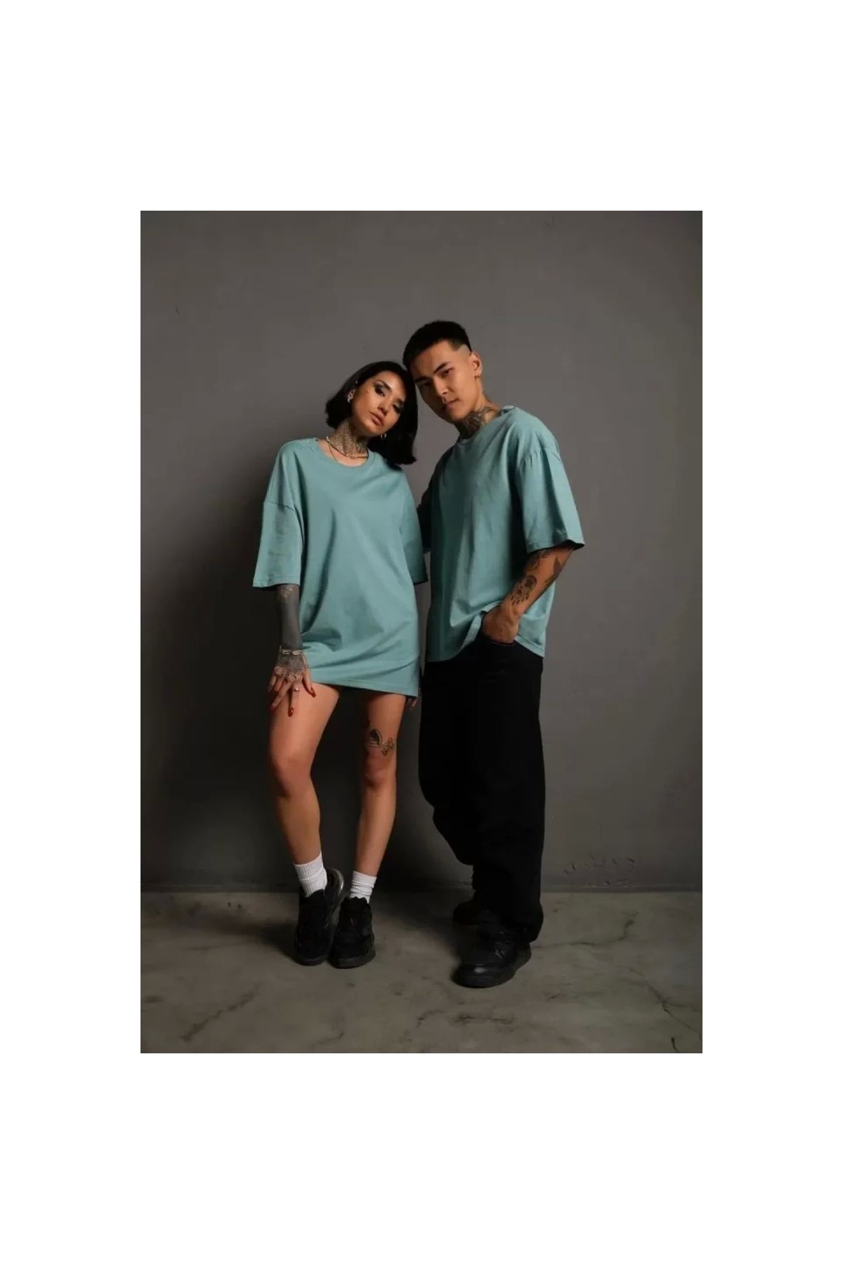 Narnuga Erkek 24/1 Düz A Kalite Oversize Tshirt
