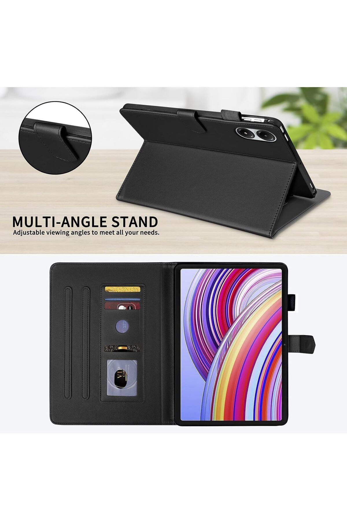 erorex-جراب NALACAL الواقي لجهاز Xiaomi Redmi Pad Pro 12.1" 2024، غطاء نحيف للكمبيوتر اللوحي، مصنوع من مادة البولي يوريثان الحراري والبولي يوريثين الحراري 3