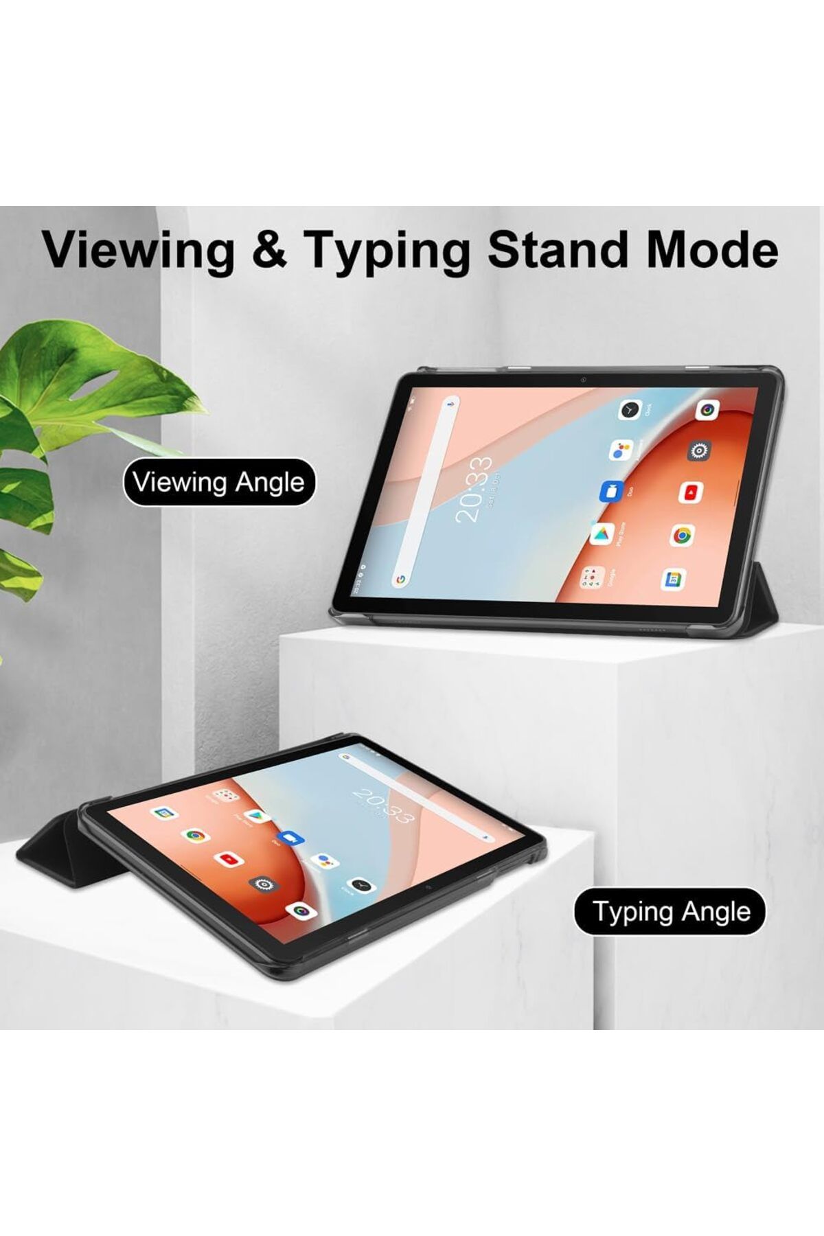 erorex-جراب Kepuch Custer لجهاز Blackview Tab 70 wifi، Tab 8 wifi، Tab 7 wifi 10.1"، جلد PU فائق النحافة 3