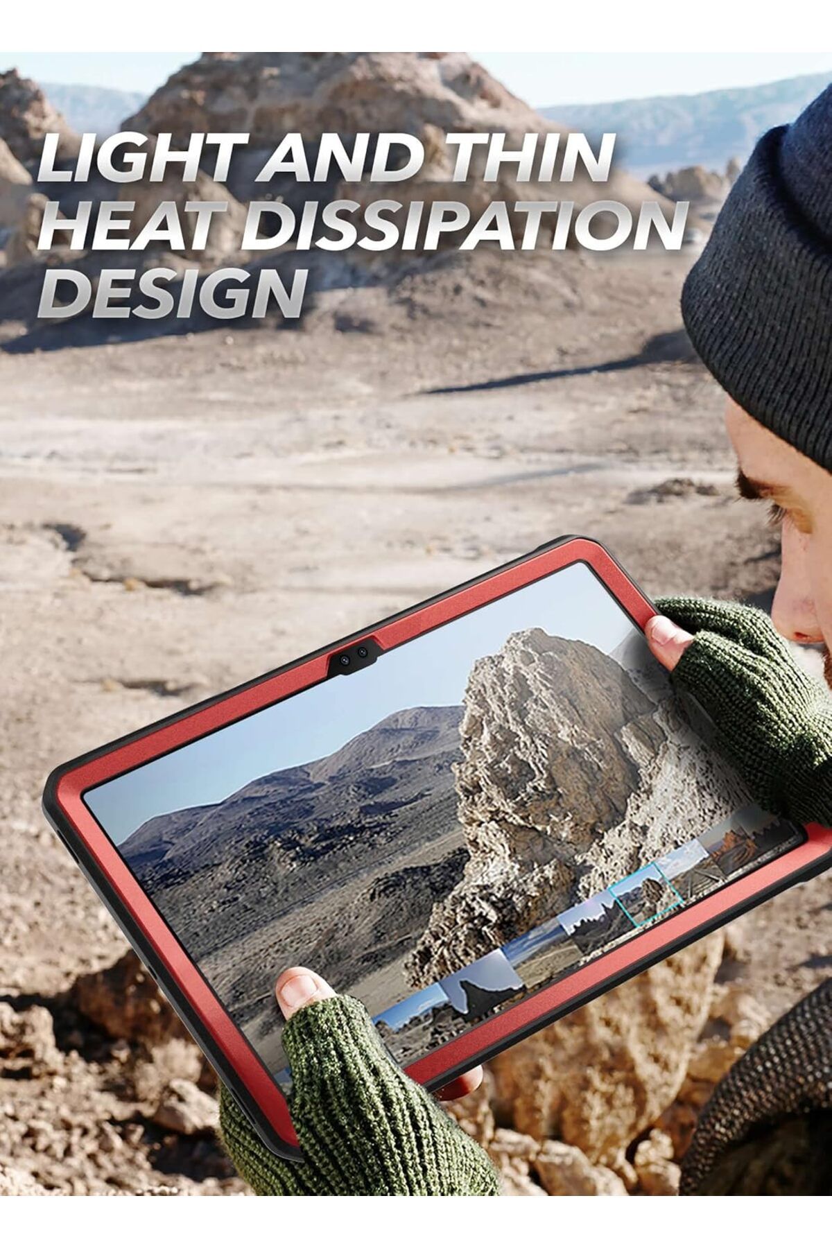erorex-حافظة SUPCASE [UB ProSeries] مصممة لجهاز Samsung Galaxy Tab S8 Ultra (2022)، مع شاشة مدمجة 6